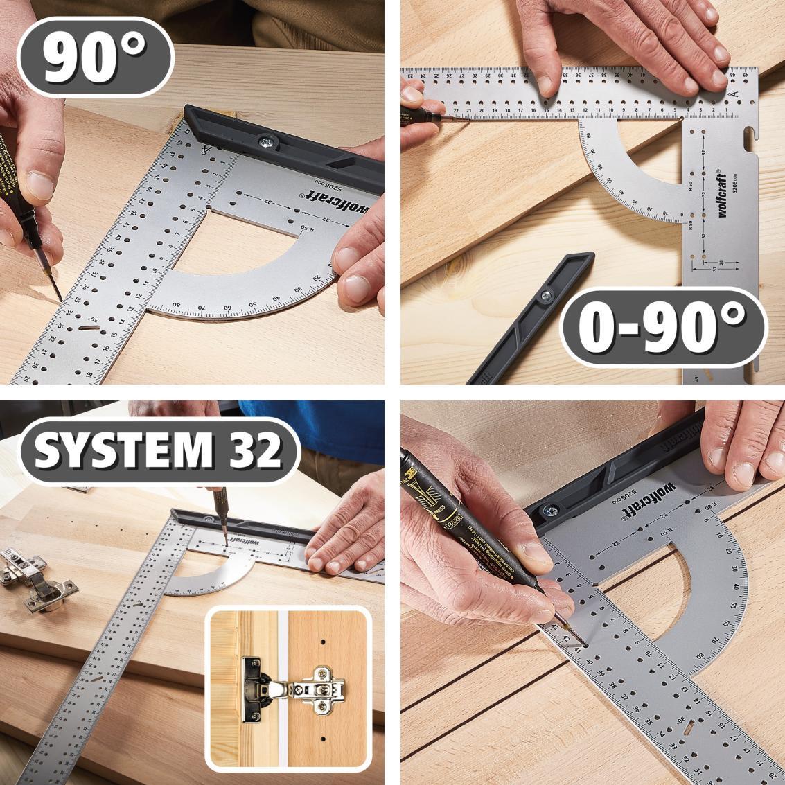 Esquadro Universal 30 cm - 3