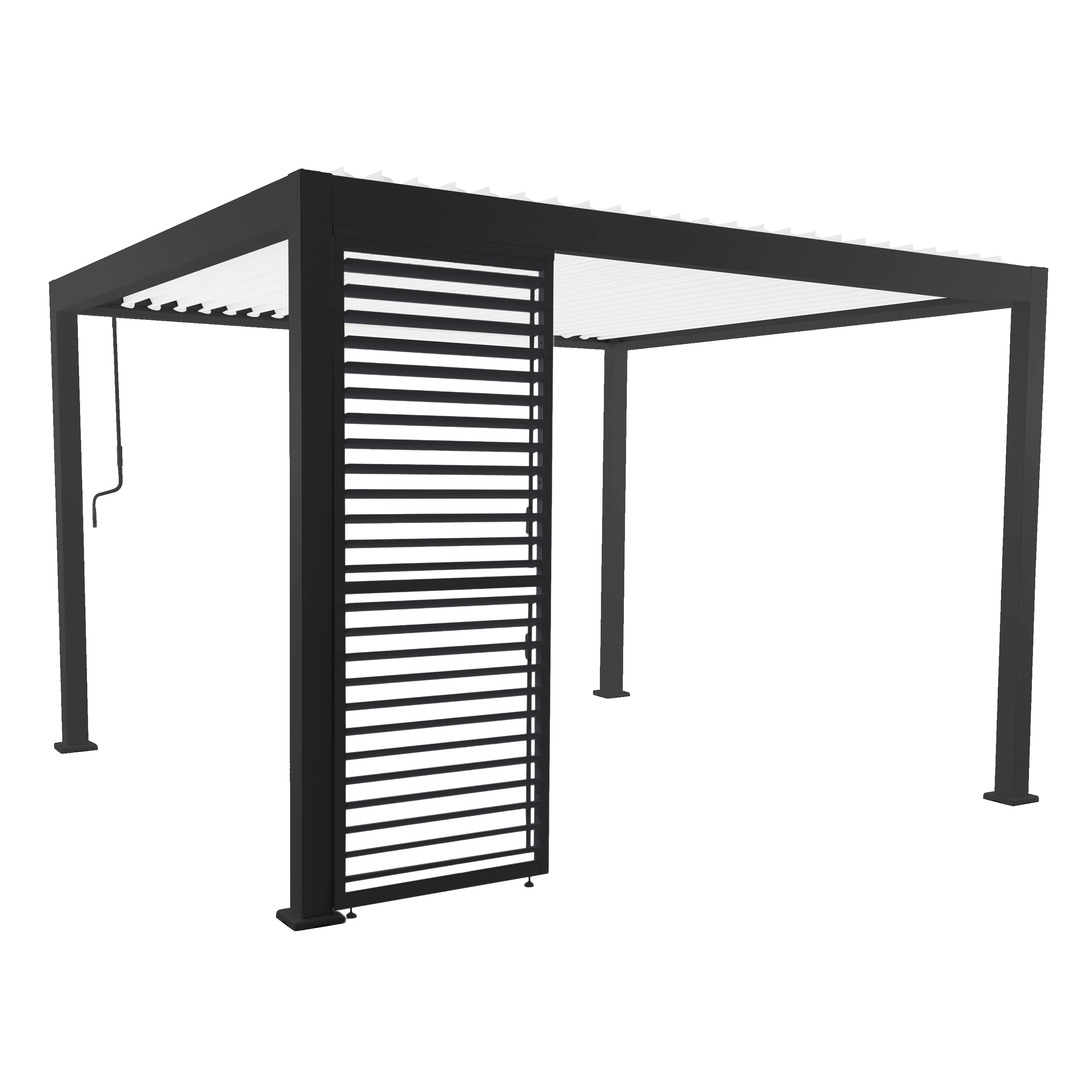 Panel żaluzjowy Astra do pergoli bioklimatycznej 365 cm antracyt Naterial