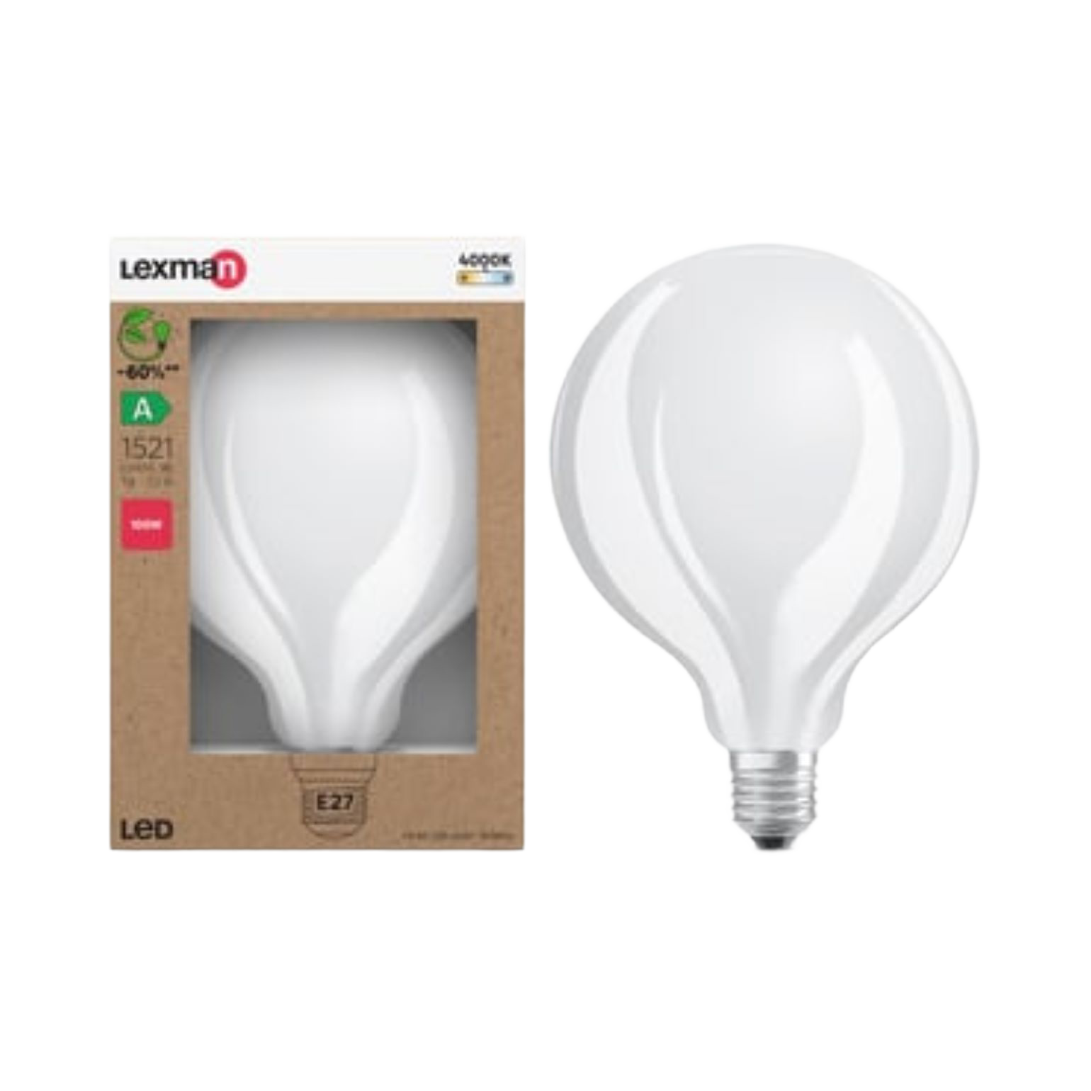 Żarówka LED E27 7.2 W 1521 lm Neutralna Biel Lexman Klasa A