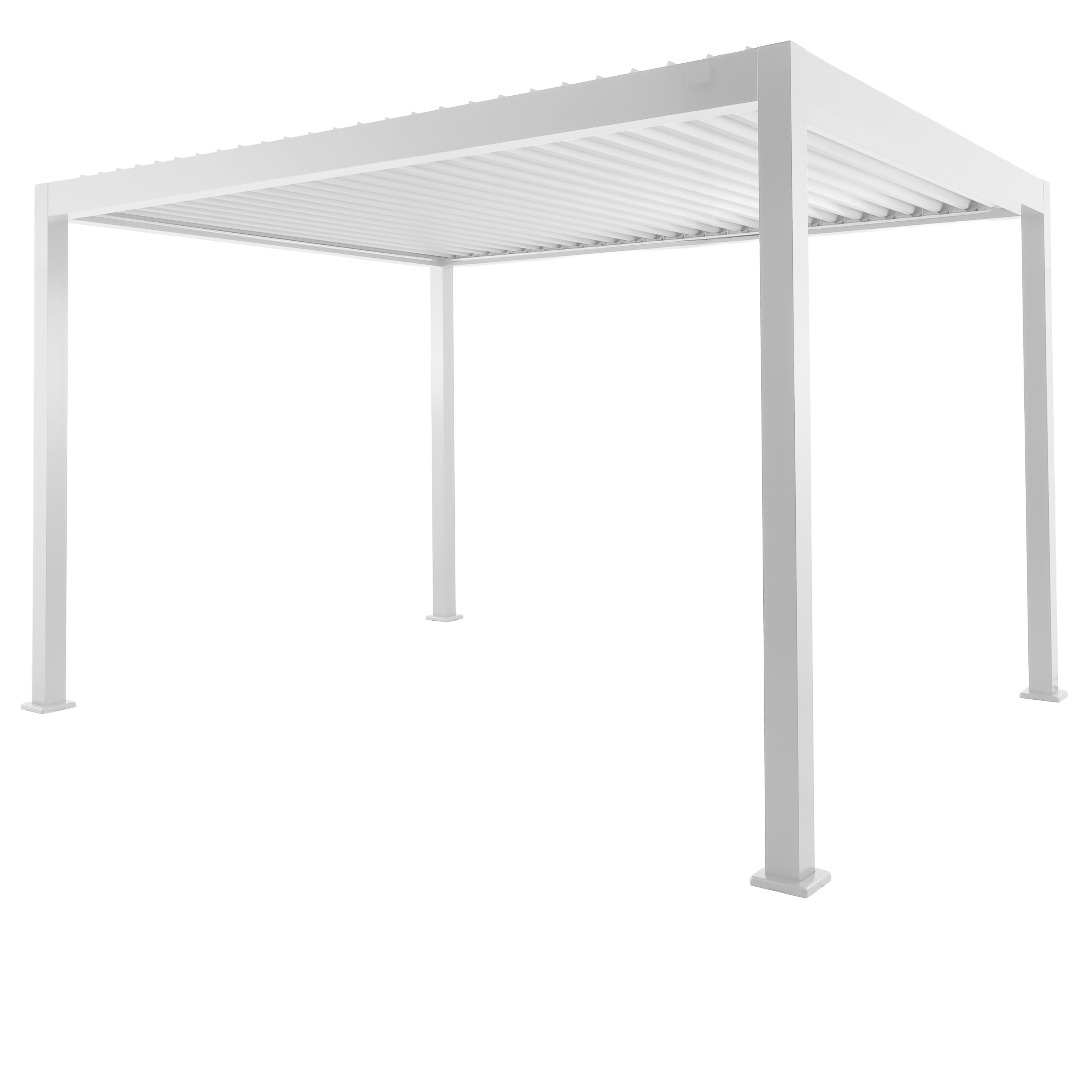 Pergola bioklimatyczna Clima Astra 300 x 393 cm biała Naterial