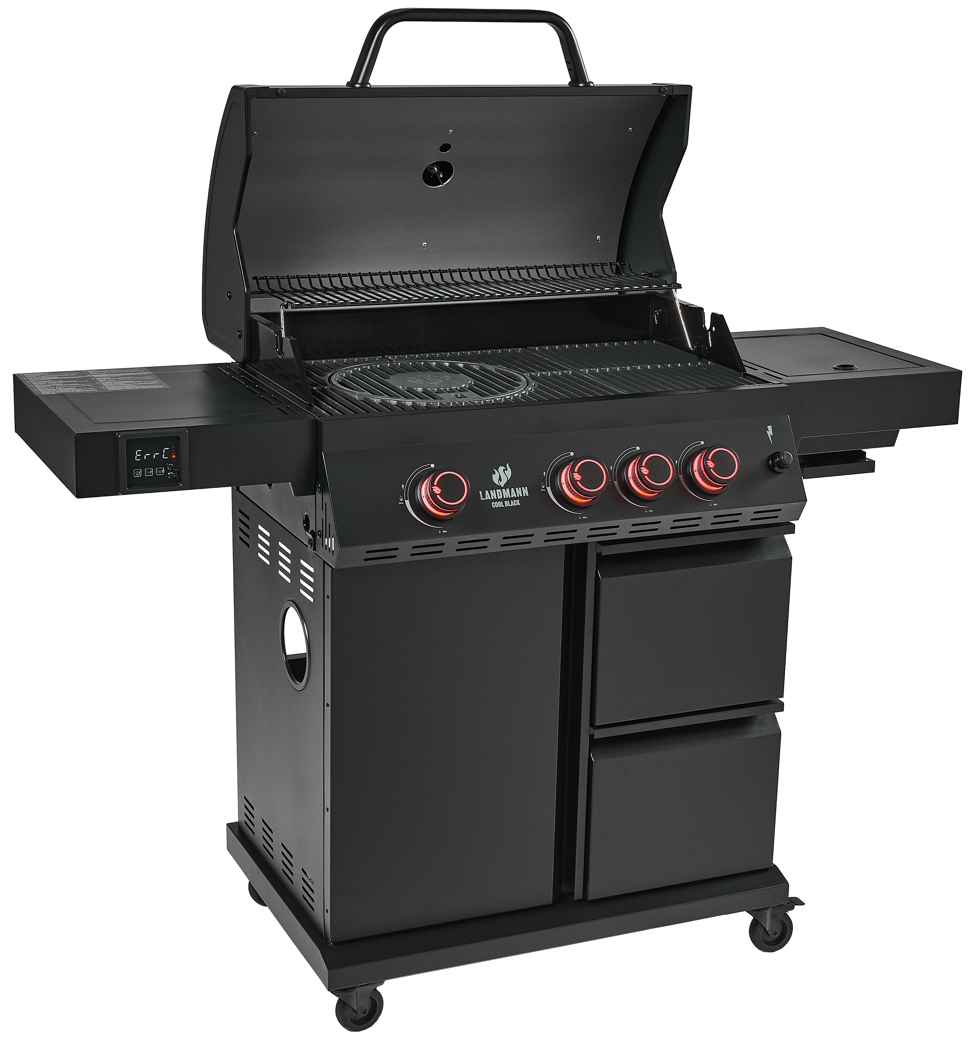 Grill gazowy 14,95kW COOL BLACK MAXX 3+1 palnik Landmann - 5