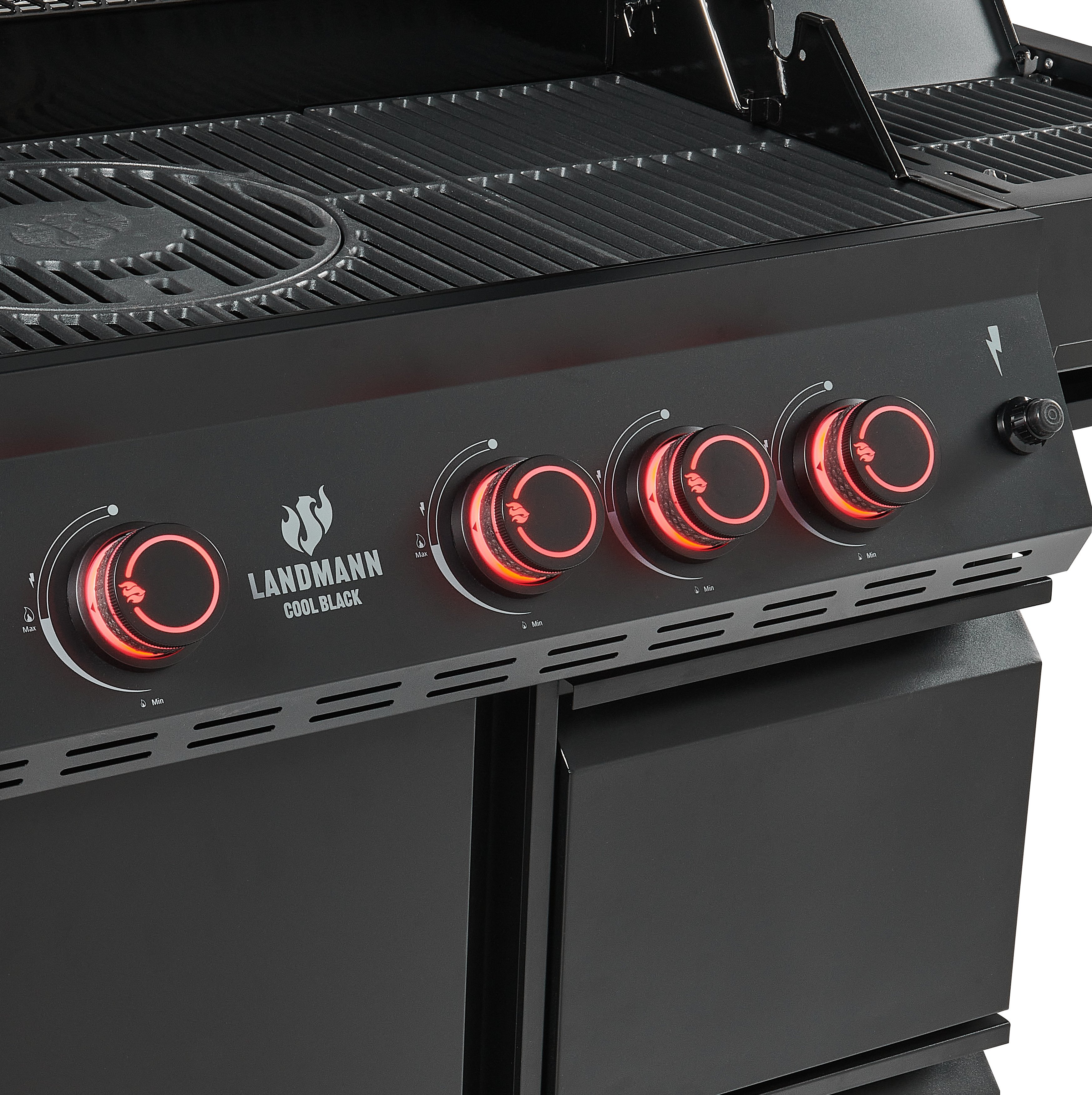 Grill gazowy 14,95kW COOL BLACK MAXX 3+1 palnik Landmann - 12