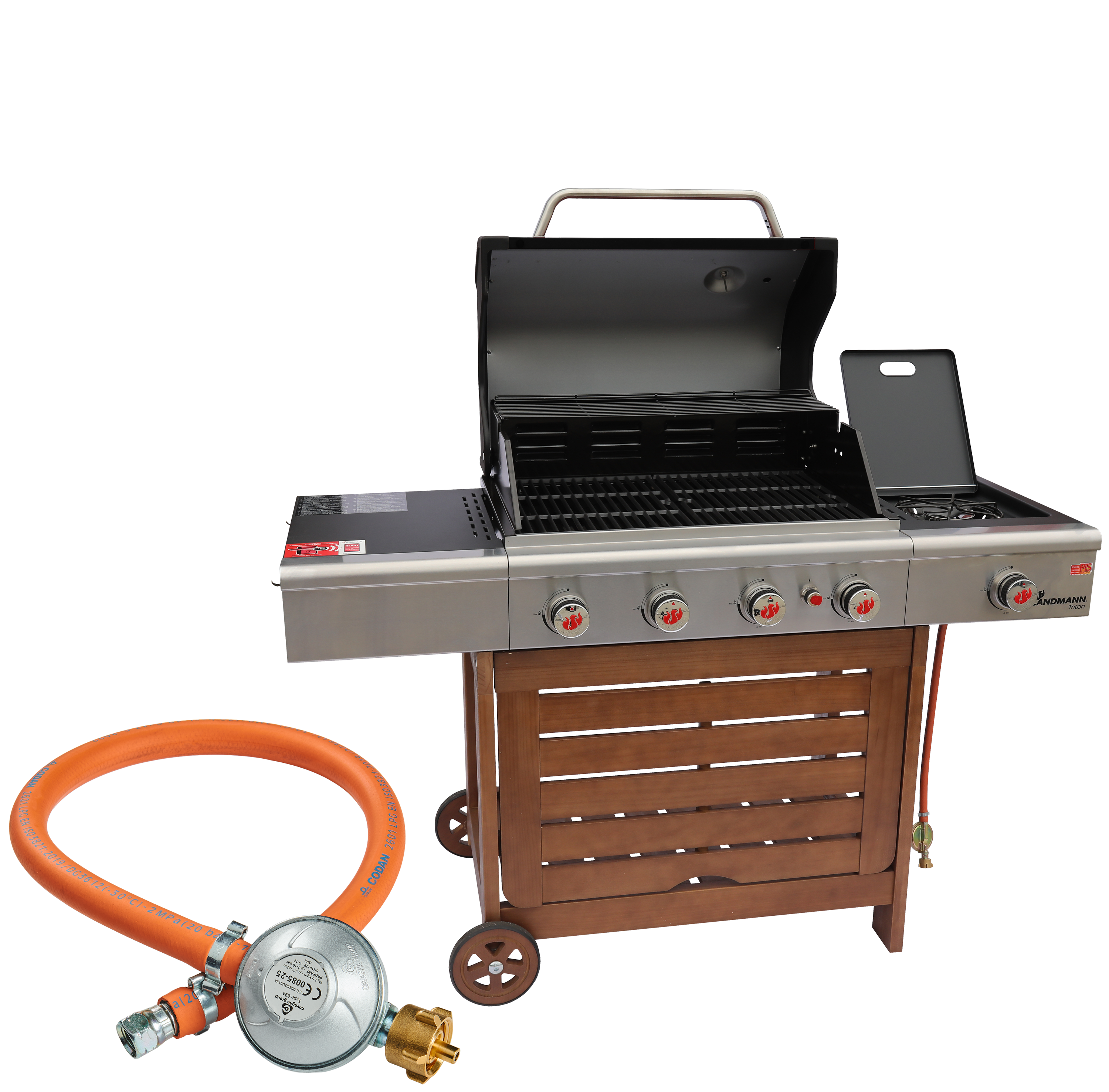 Grill gazowy 4+1 pal. 15kW Triton 12202 Landmann