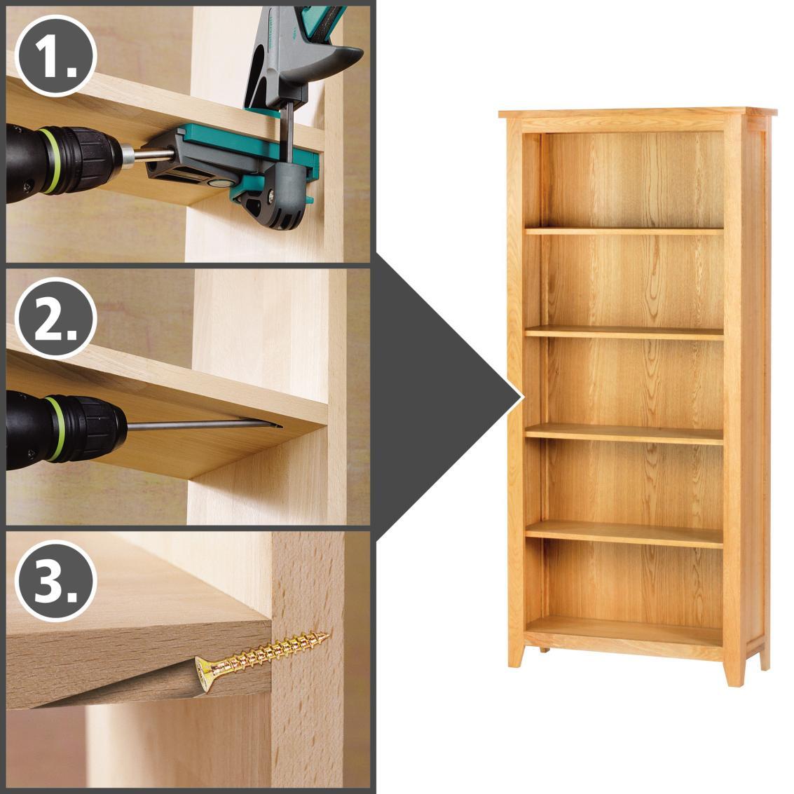 Coffret Undercover Jig pour des vissages invisibles WOLFCRAFT - 6