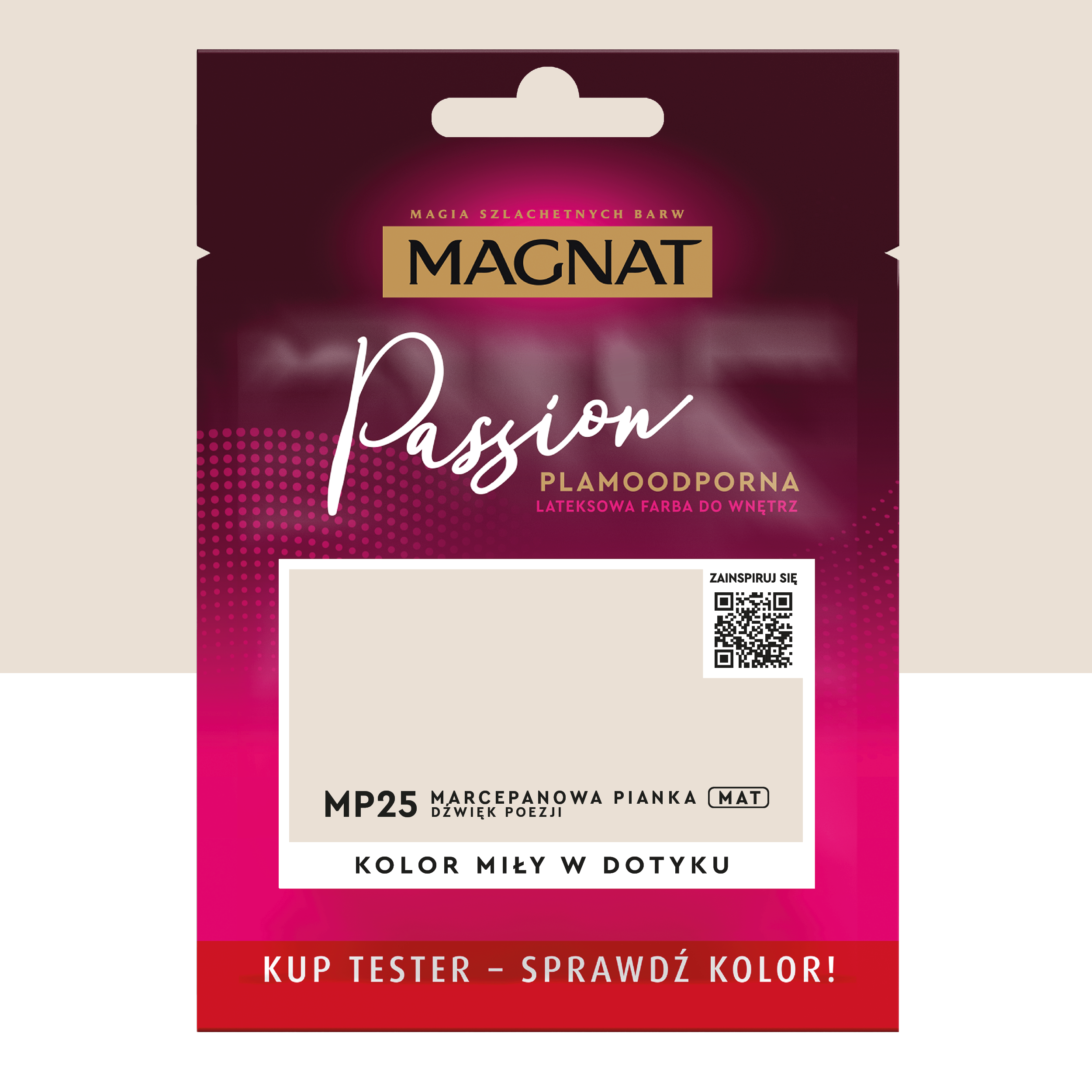 Tester farby Magnat Passion Dźwięk poezji 30 ml - 2