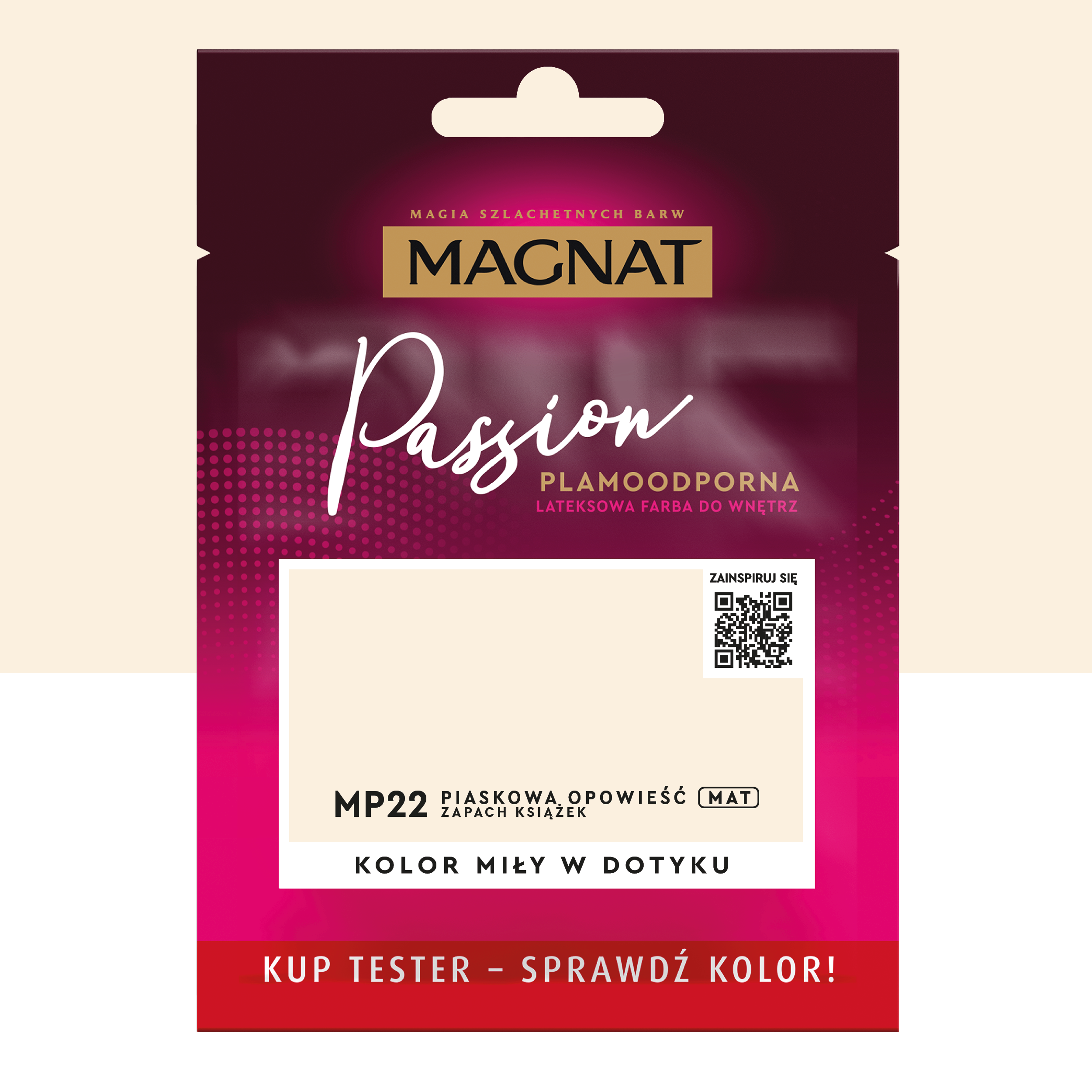 Tester farby Magnat Passion Zapach książek 30 ml - 2
