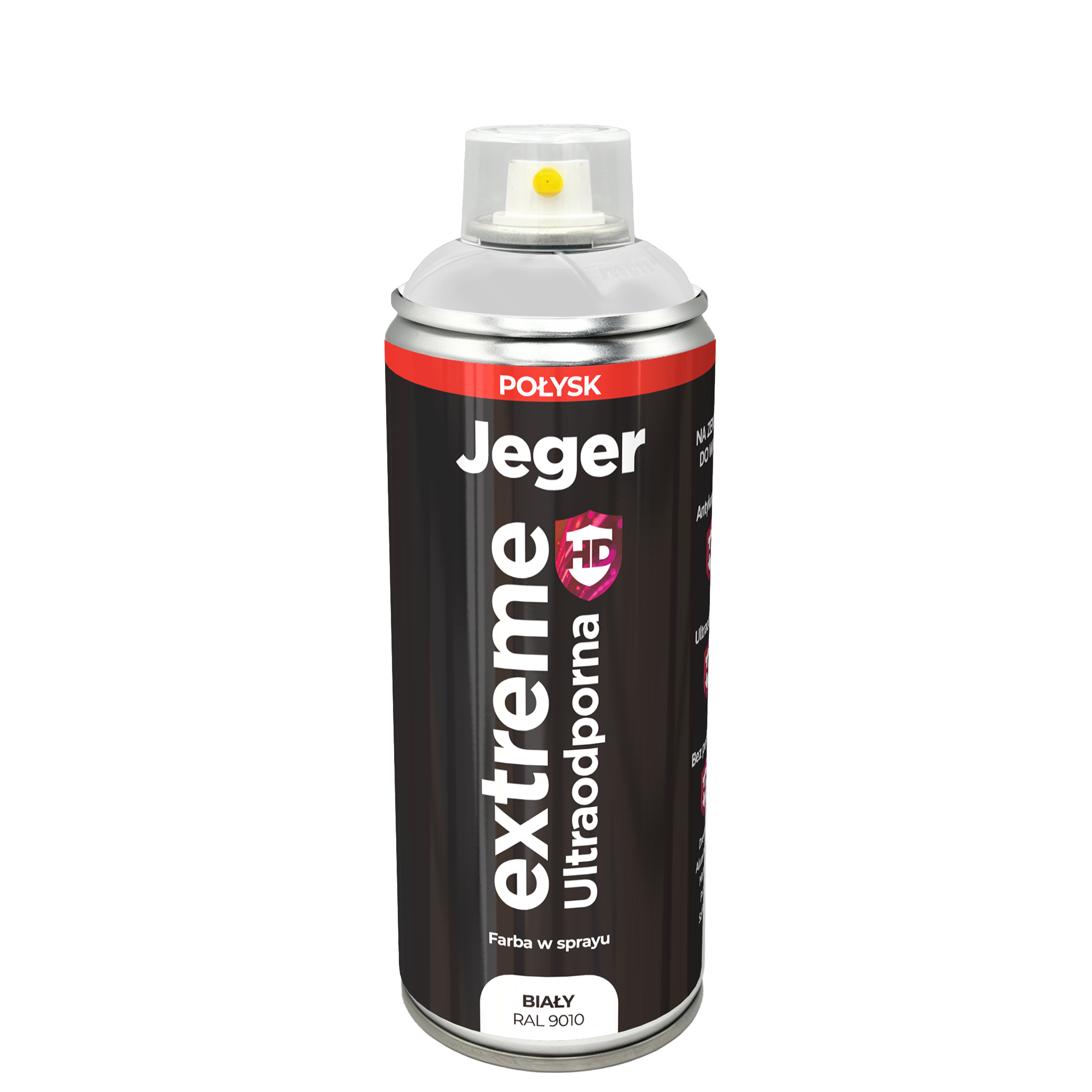 Farba w sprayu Extreme Ultraodporna 0.4 l biały połysk Jeger