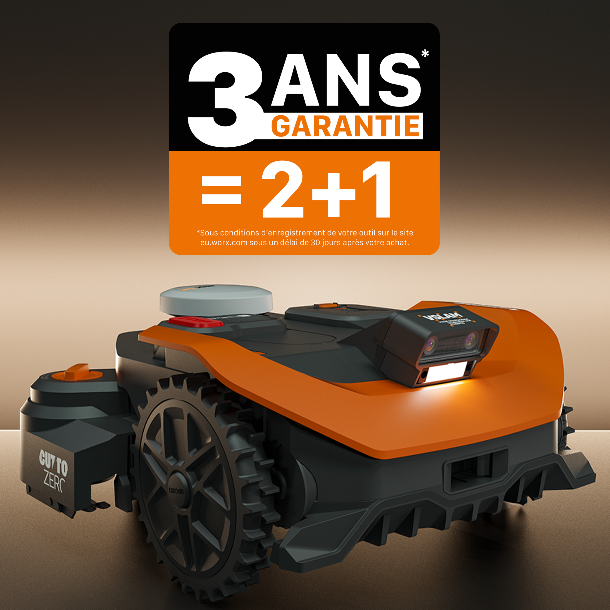 Robot tondeuse connecté WORX VISION CLOUD 2WD, jusqu'à 650m², WR365E - 8