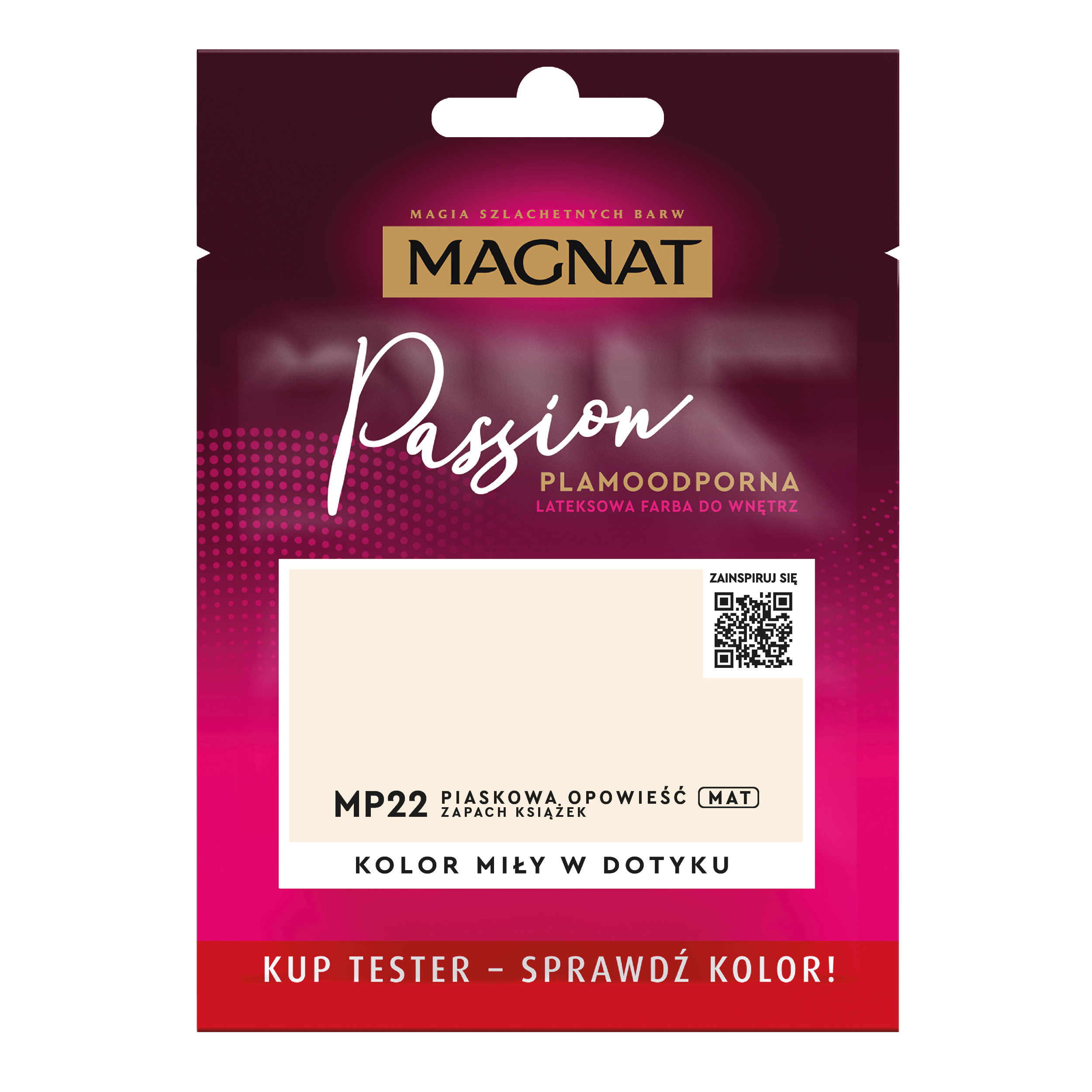 Tester farby Magnat Passion Zapach książek 30 ml - 3