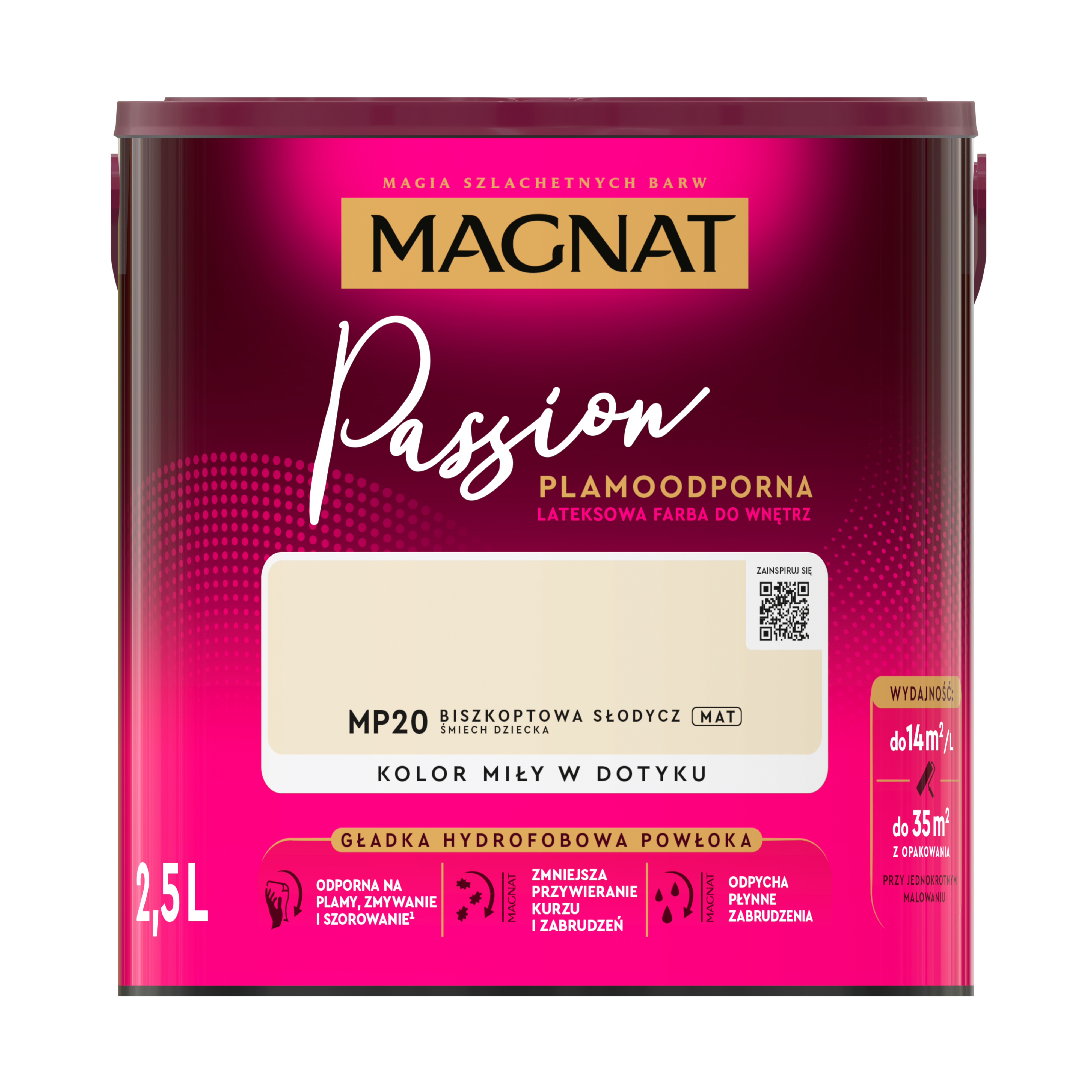 Farba Magnat Passion Śmiech dziecka 2.5 l - 5