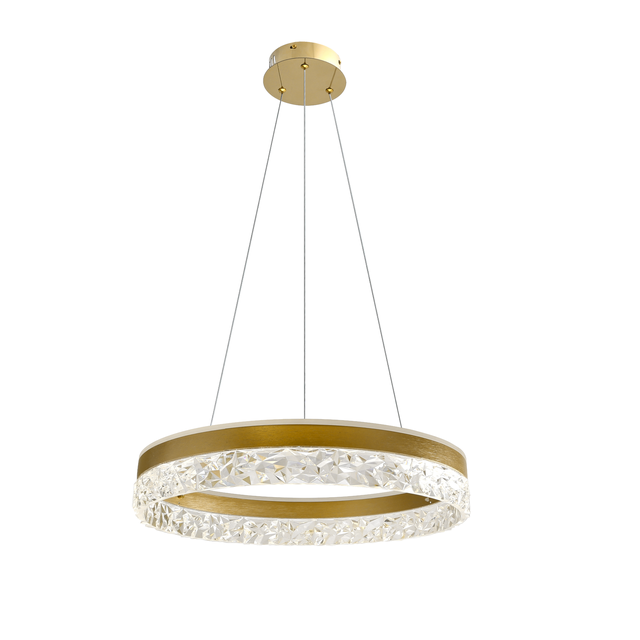 Lampa wisząca Frozi LED 2500 lm 32W ciepła barwa złota Candellux