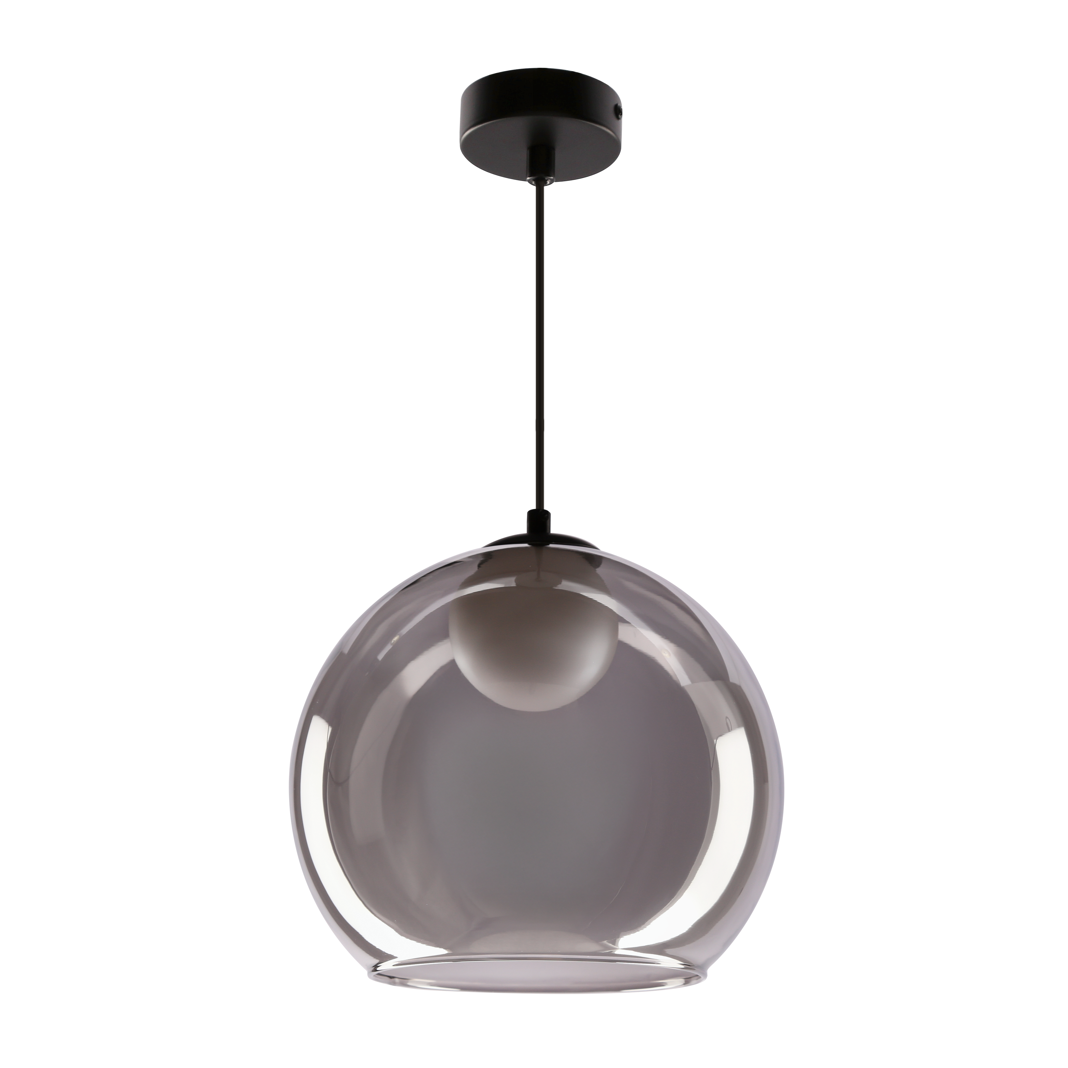 Lampa wisząca Brin dymiona czarna 1x15W G9