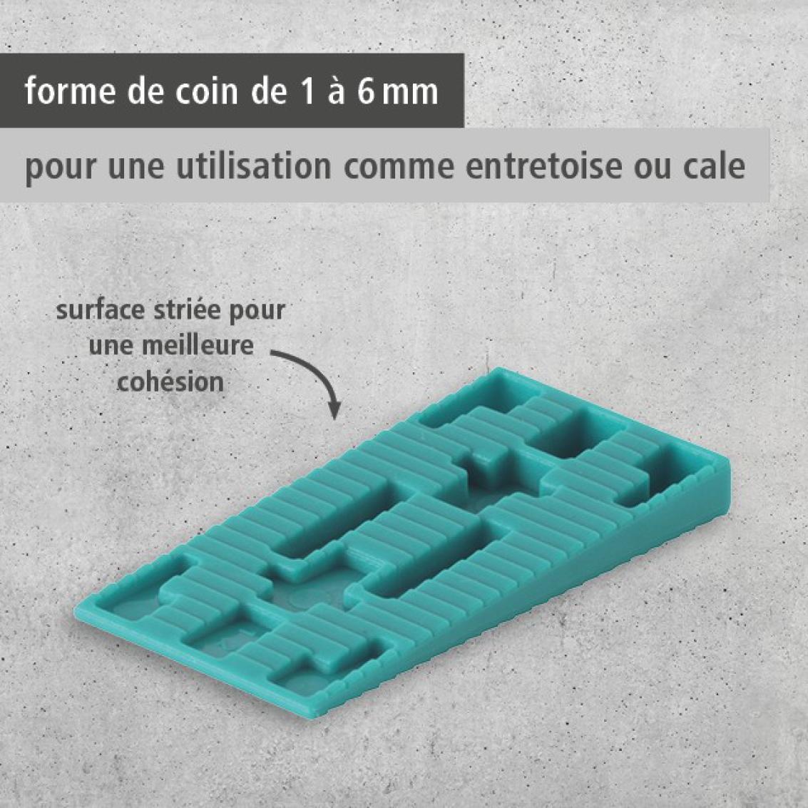 Kit de pose pour sols stratifiés WOLFCRAFT avec cale de frappe et tire lame - 3