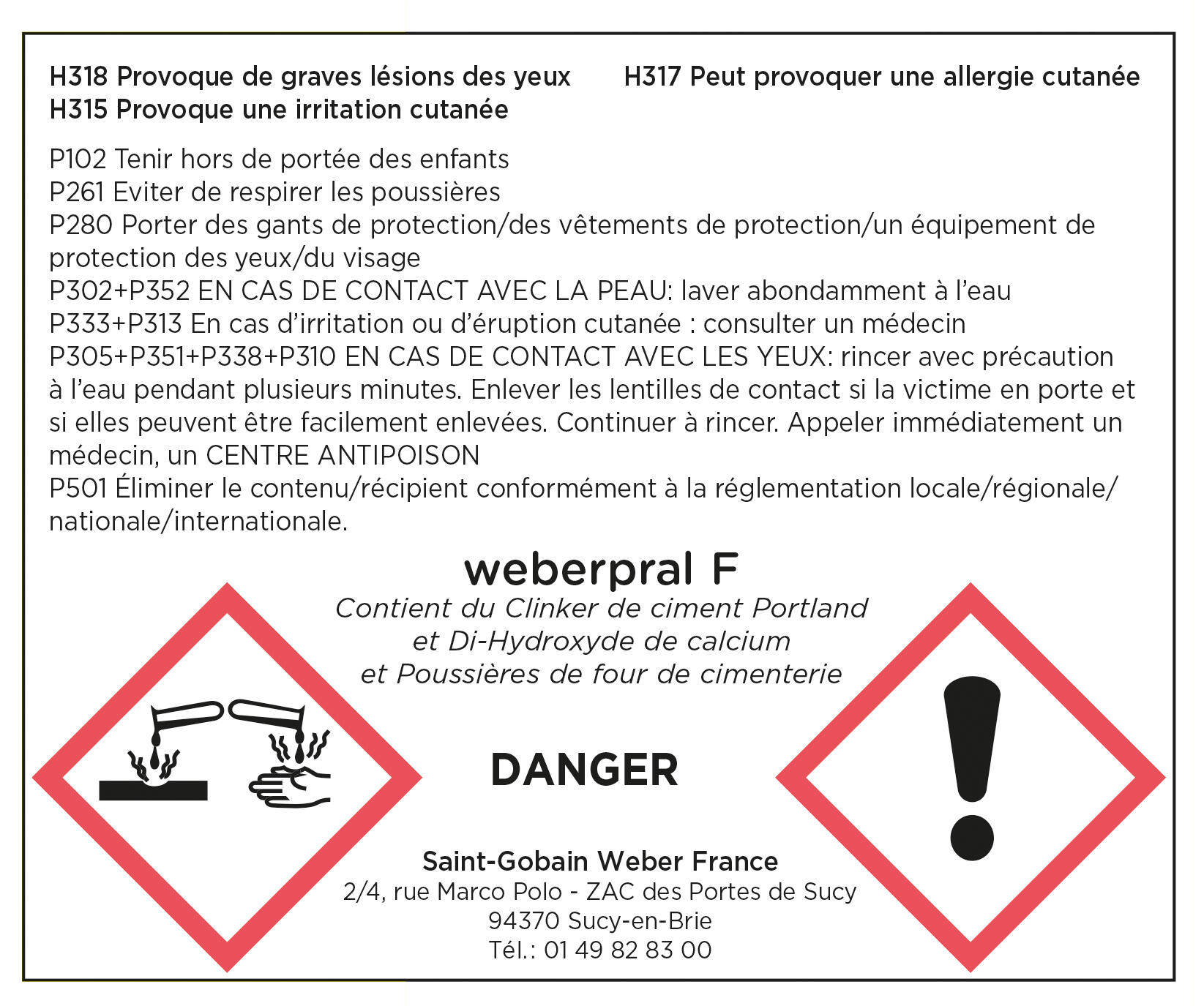 Enduit monocouche ton pierre 25 kg Weberpral F -  WEBER - 3