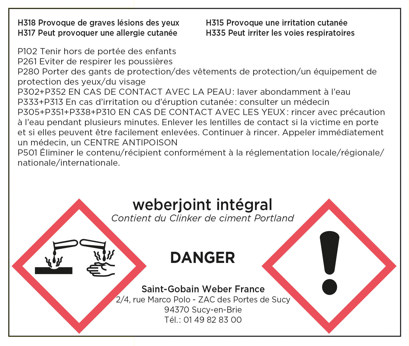 Joint en poudre Weber.joint Integral Beige Pierre, sac de 5kg - WEBER - 2