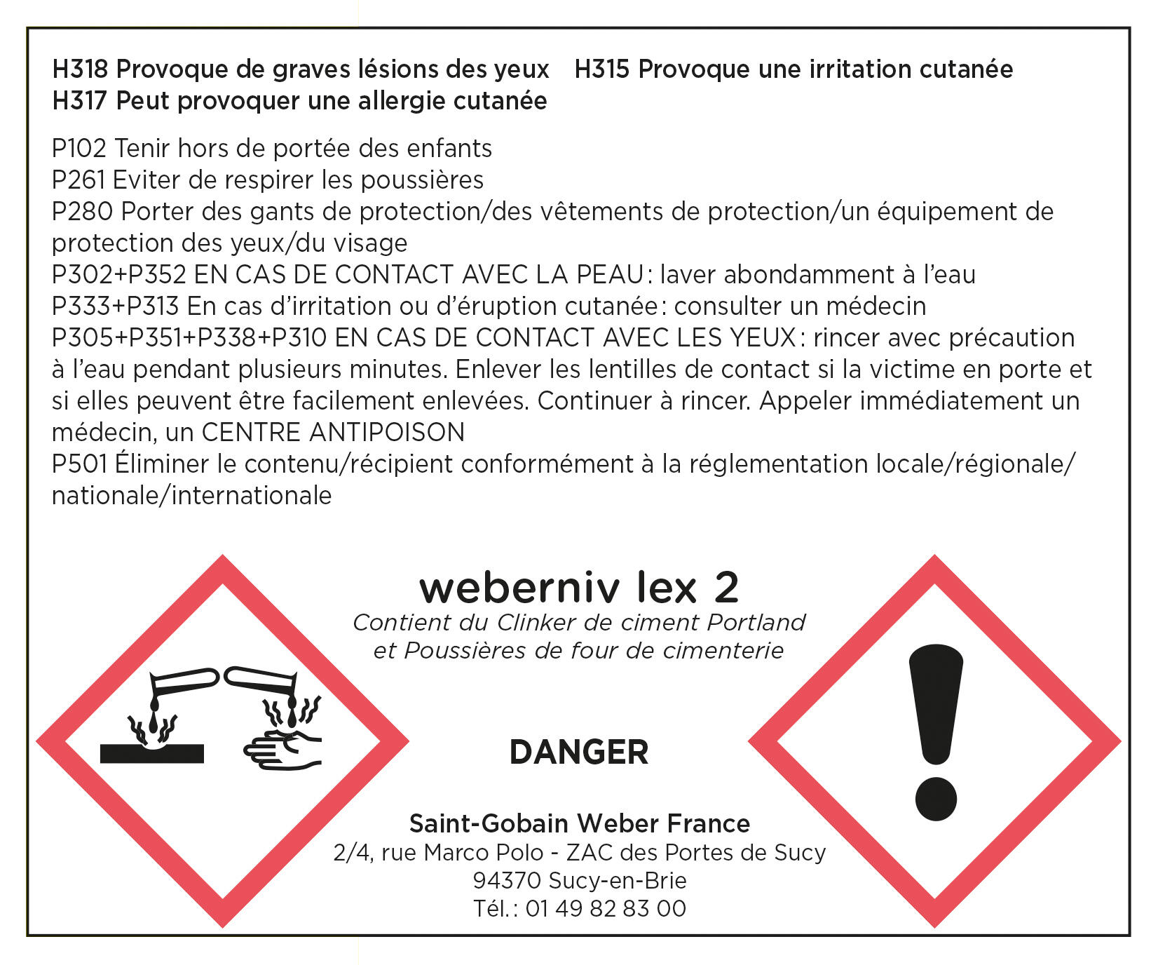 Ragréage fibré P3 extérieur 25 kg - Weberniv lex 2 gris ciment WEBER - 2