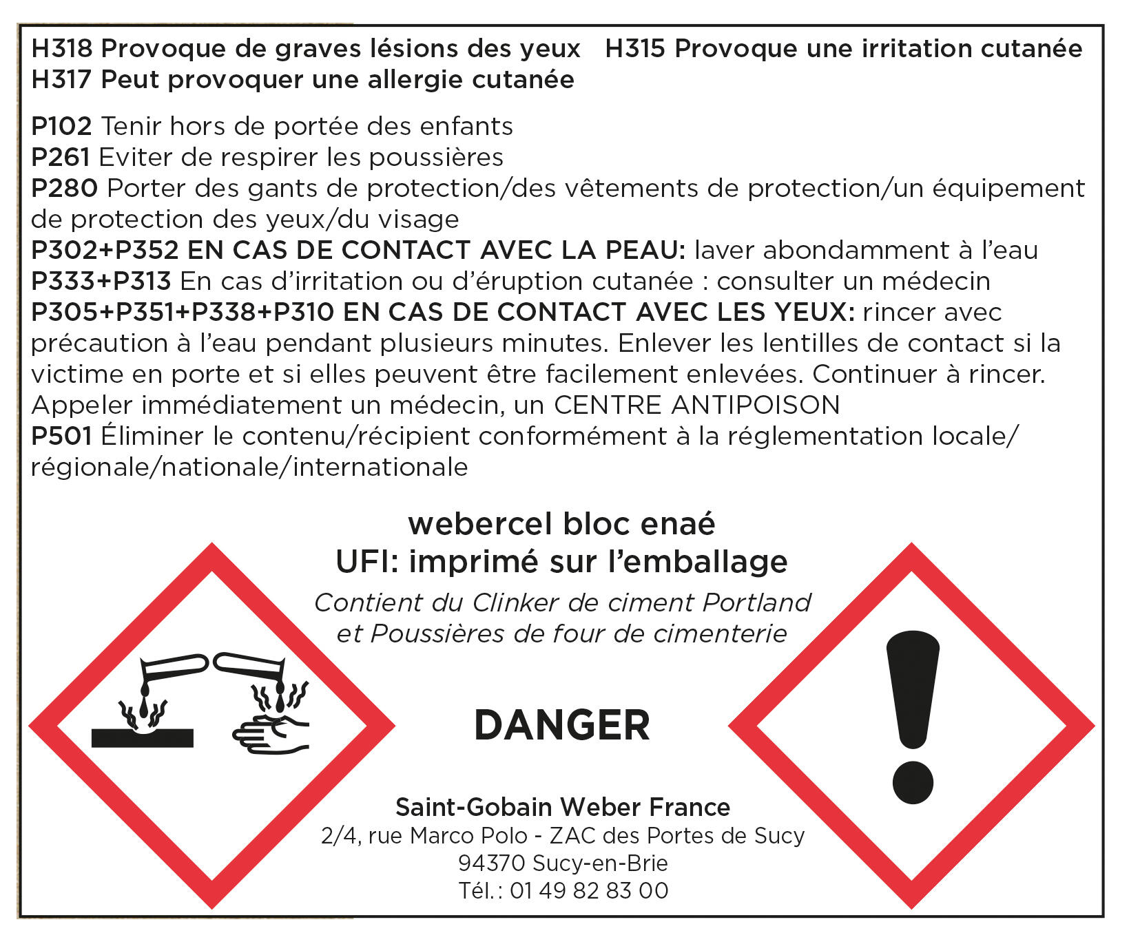 Mortier prêt à l'emploi gris 25 kg - WEBER - 2