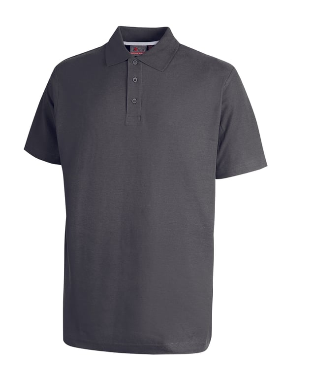 POLO MANGA CORTA GRIS OSCURO TALLA XL UPOWER TONGA