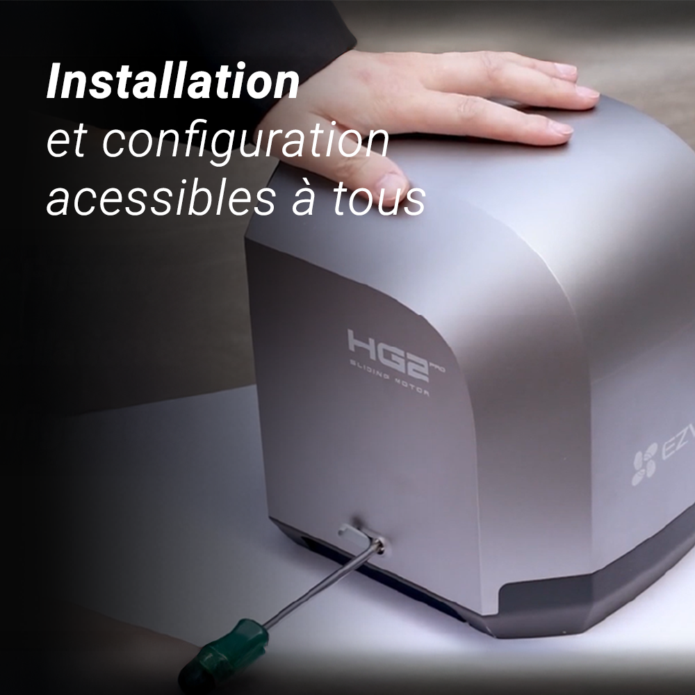 Moteur pour portail coulissant connecté, EZVIZ, HG2-600 Pro - 7