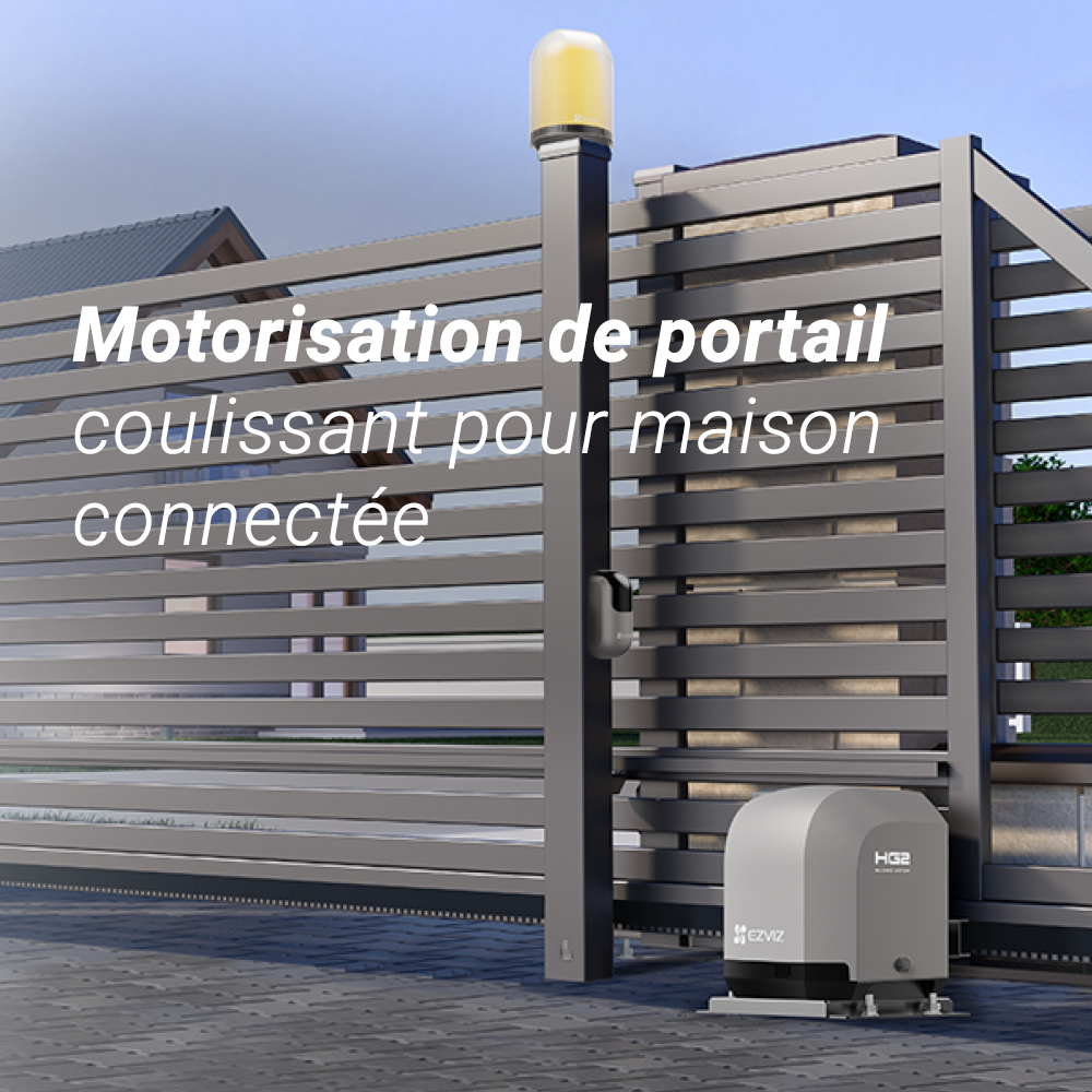 Moteur pour portail coulissant connecté, EZVIZ, Hg2 400 - 2