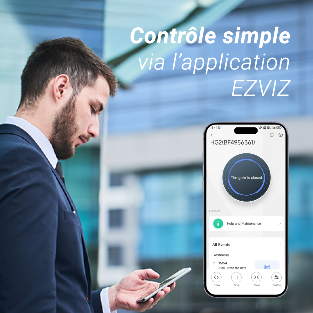 Moteur pour portail coulissant connecté, EZVIZ, Hg2 400 - 10