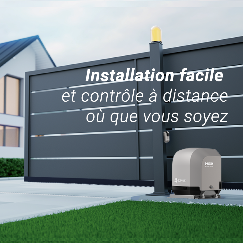 Moteur pour portail coulissant connecté, EZVIZ, Hg2 400 - 11