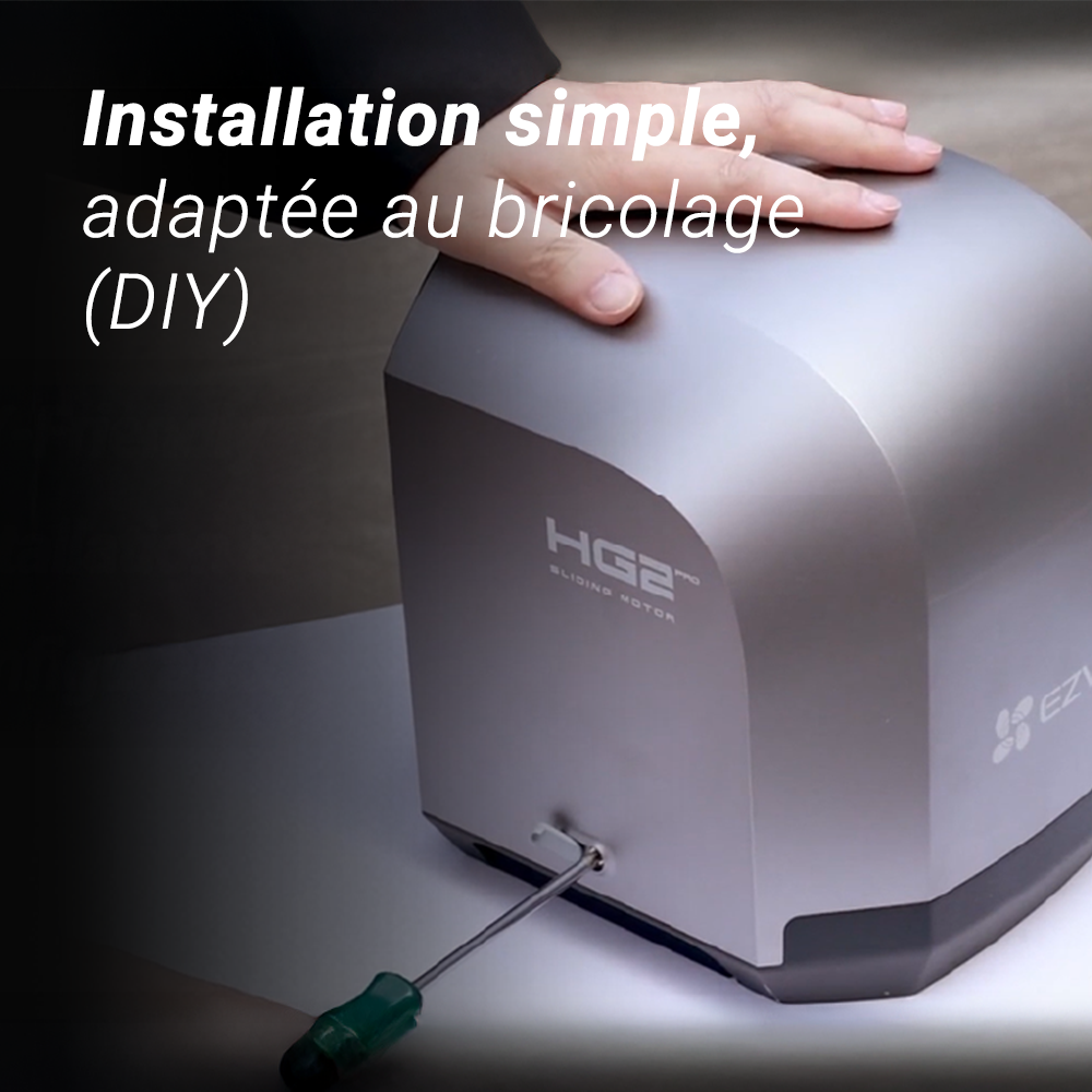 Moteur pour portail coulissant connecté, EZVIZ, Hg2 400 - 12