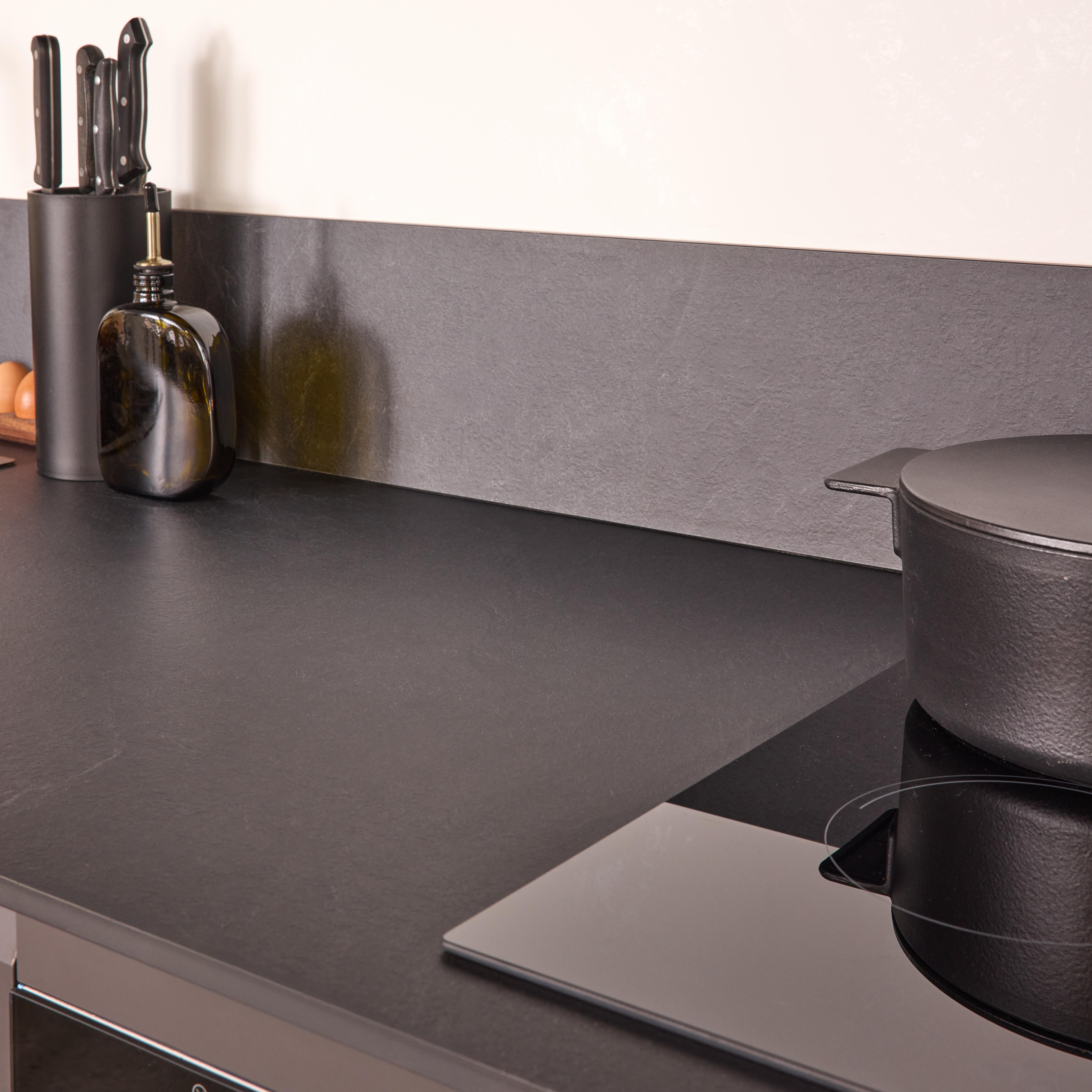 Bloc couteaux universel noir DELINIA L.11 x H.22 cm - 3