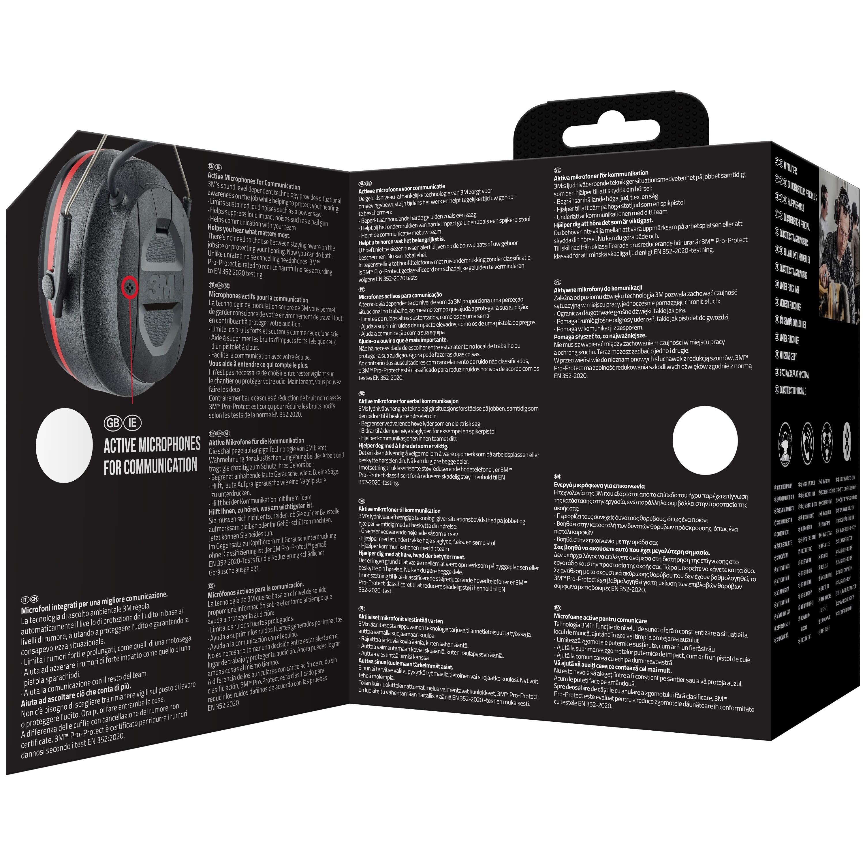 Protetor auditivo 3M Bluetooth SNR 30DB - 7