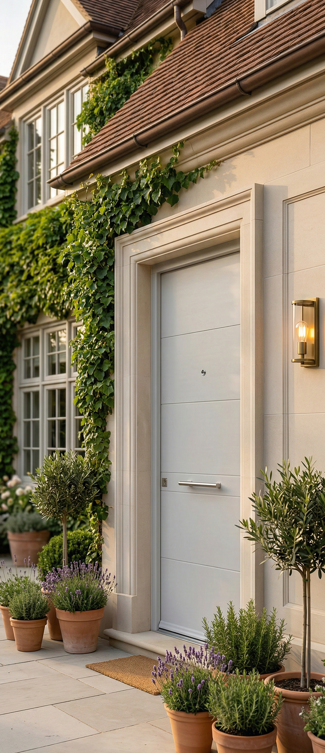 PANEL PUERTA ACORAZADA CARA EXTERIOR ALUMINIO BLANCO VT5 - 2