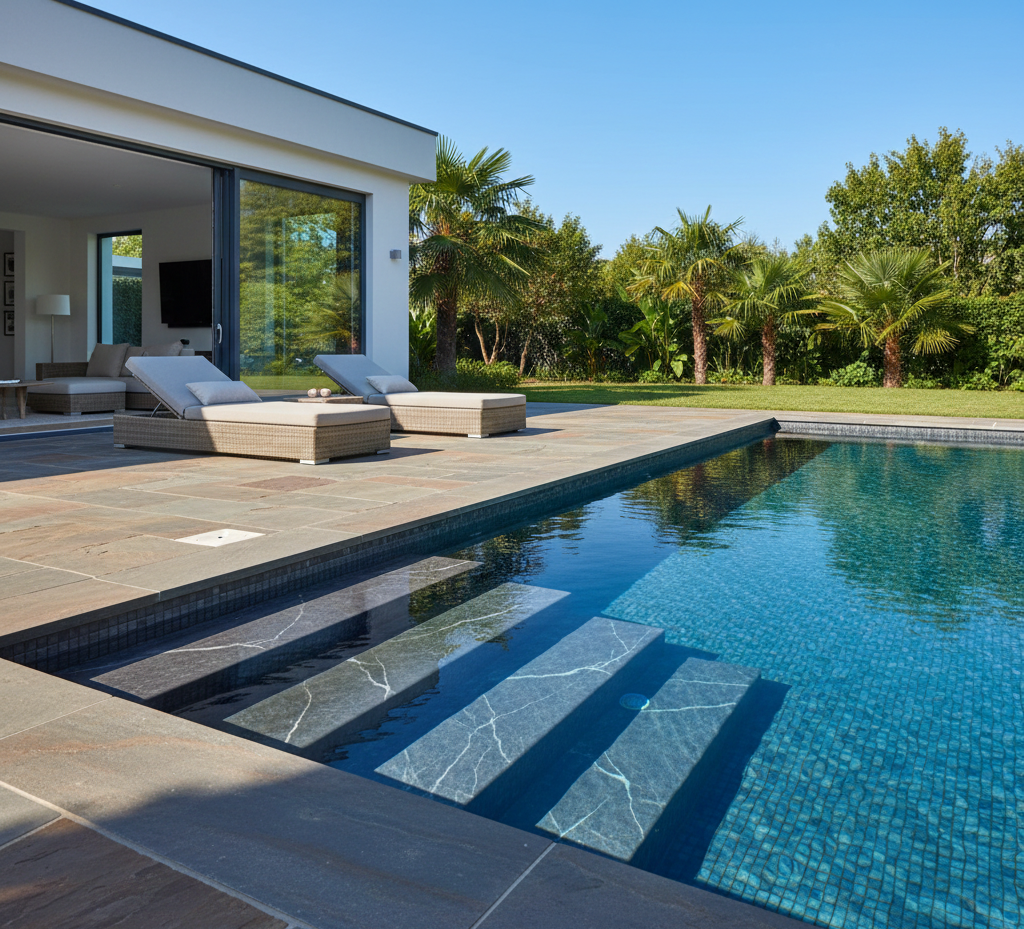 PELDAÑO PORCELÁNICO PARA PISCINA 31.7X62.5CM TER ASH - 2