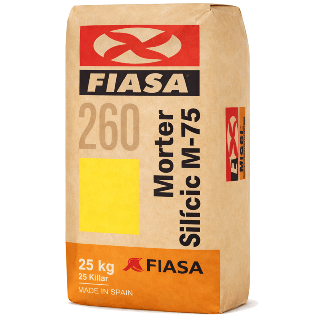 MORTERO SECO GRIS M7,5 SILICIO 25 KG