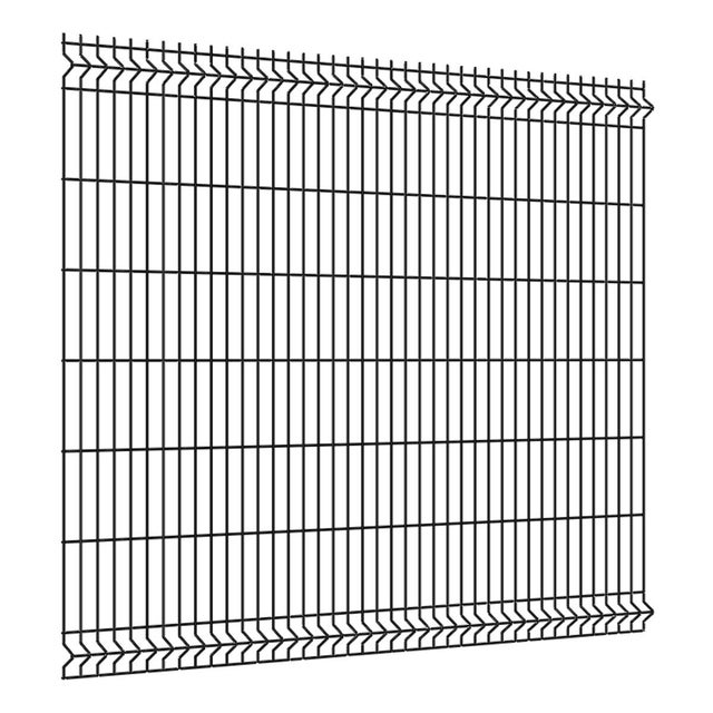Pannello a rete rigida FERRO BULLONI in acciaio galvanizzato e verniciato a polvere antracite L 2 x H 1.42 m, maglia L55x200H mm