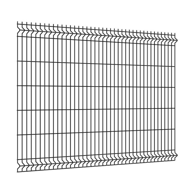 Pannello a rete rigida FERRO BULLONI in acciaio galvanizzato e verniciato a polvere antracite L 2 x H 1.22 m, maglia L55x200H mm