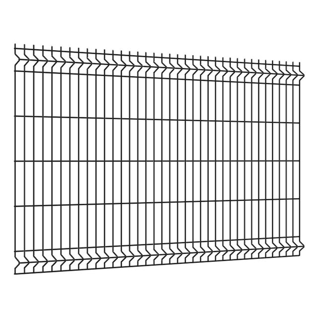 Pannello a rete rigida FERRO BULLONI in acciaio galvanizzato e verniciato a polvere antracite L 2 x H 1.02 m, maglia L55x200H mm