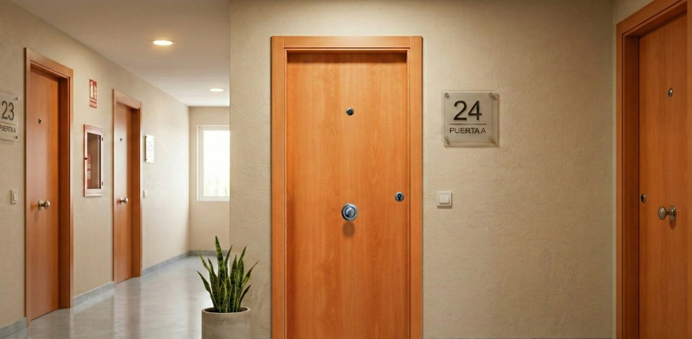 PUERTA ENTRADA BLINDADA ROBLE 3 PUNTOS IZQUIERDA - 2