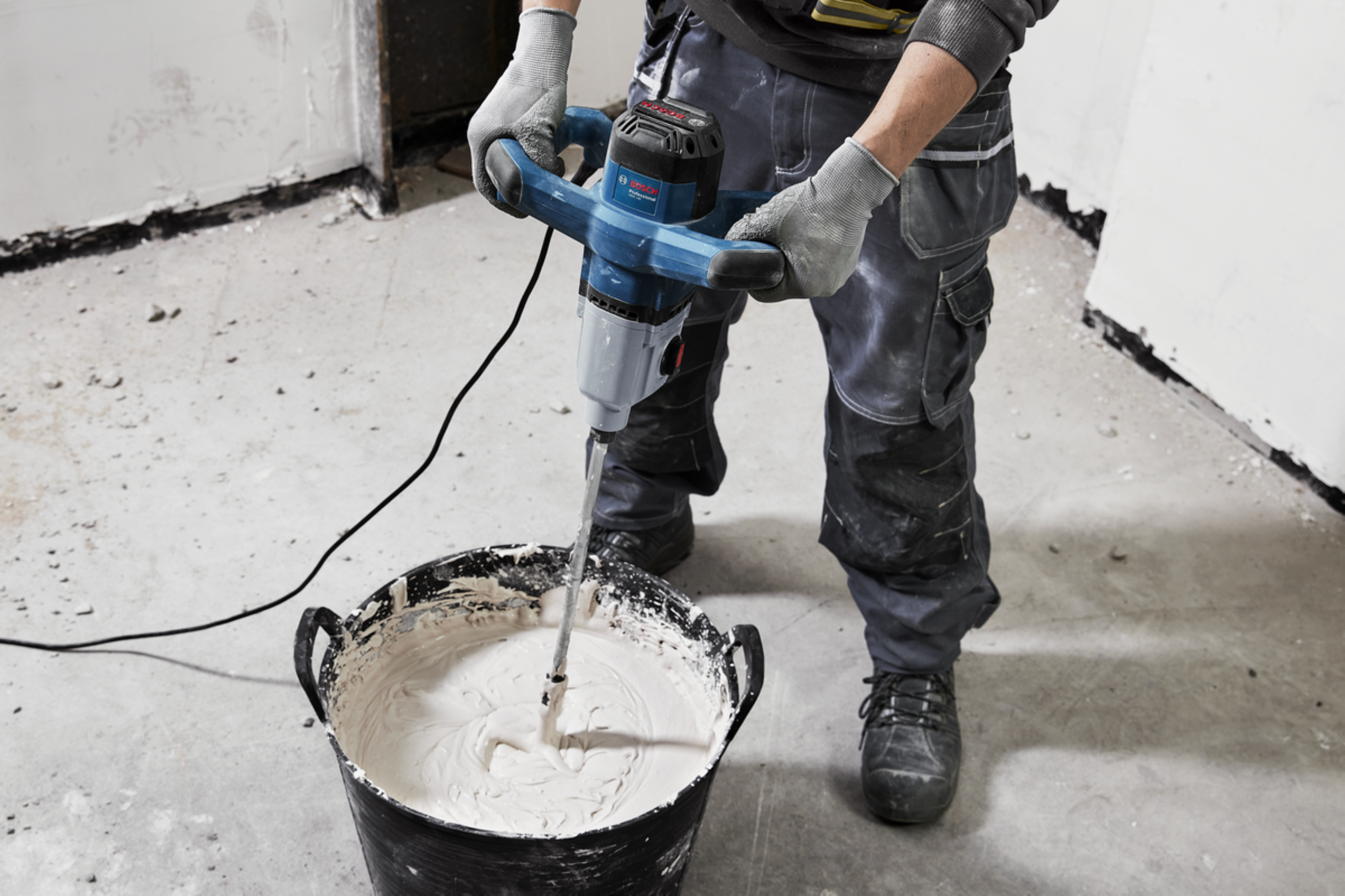 MEZCLADORA DE MORTERO 1400W BOSCH GRW 140 - 4