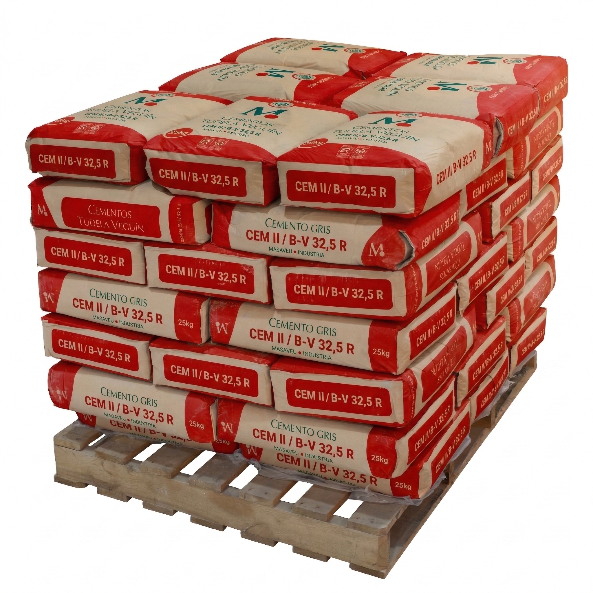 CEMENTO GRIS TUDELA VEGUIN II B-V 32,5R  25 KG - 3