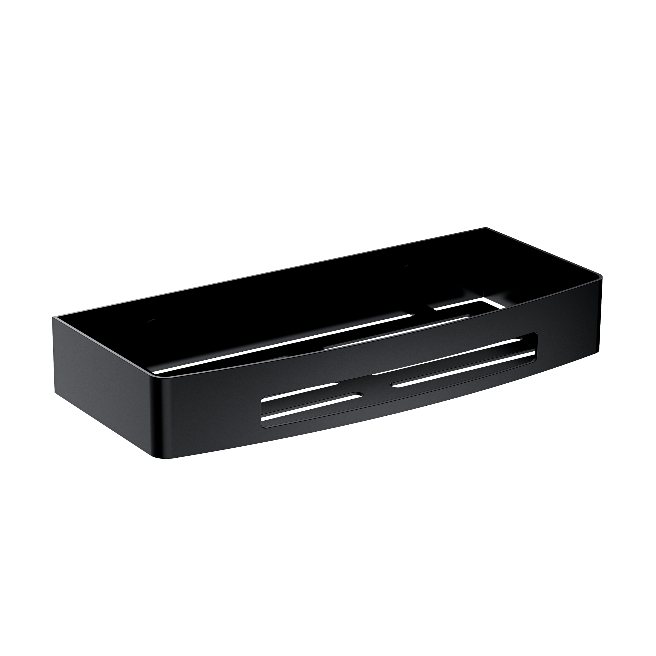 Półka pod prysznic 30x15 cm czarny mat Omnires