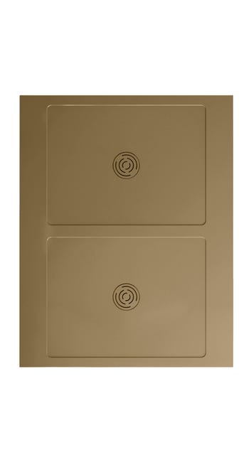 Plato de ducha Unic U2 220x100 cm moka | Leroy Merlin