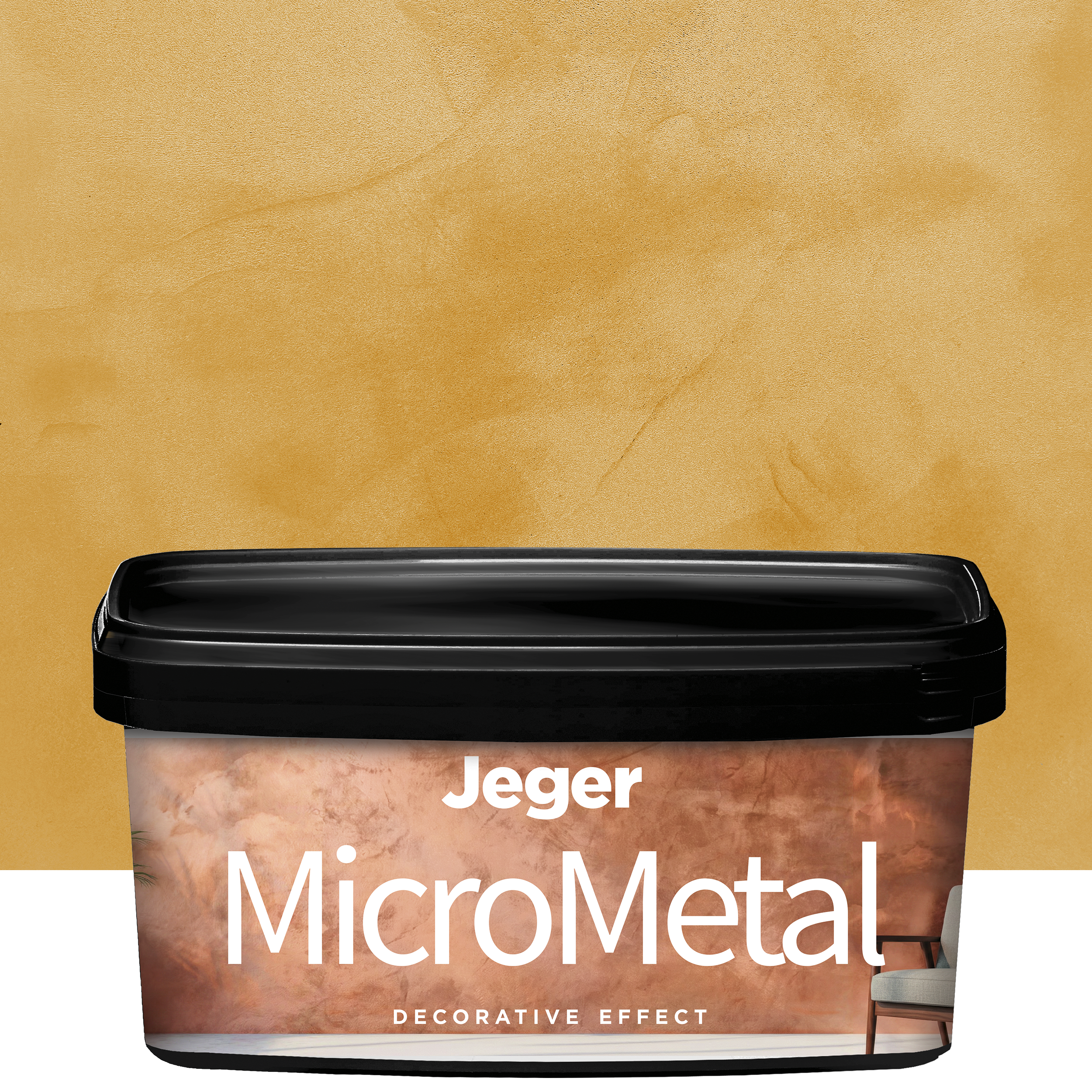Efekt dekoracyjny Micrometal 1l Gold Jeger