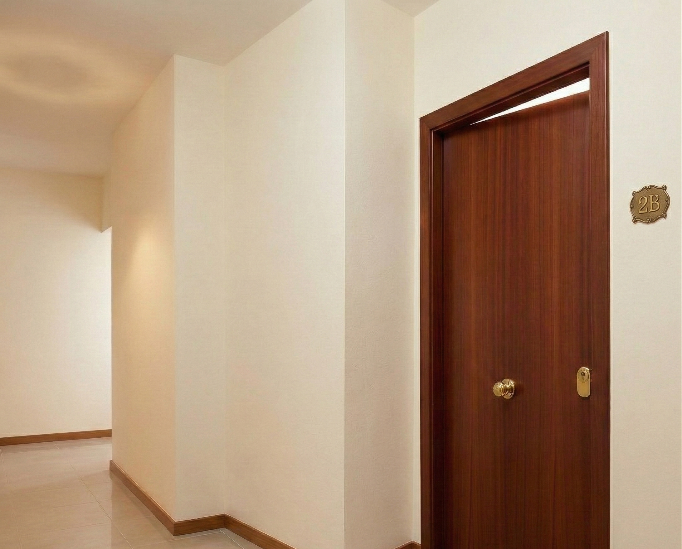 PUERTA ENTRADA BLINDADA RECHAPADA SAPELLY 3 PUNTOS IZQUIERDA - 4