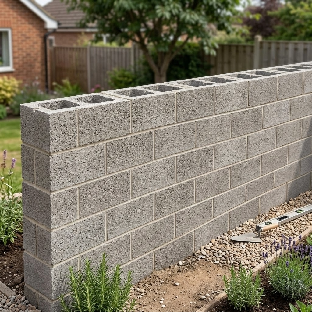 BLOQUE DE HORMIGÓN GRIS 40x20x15 CM - 2