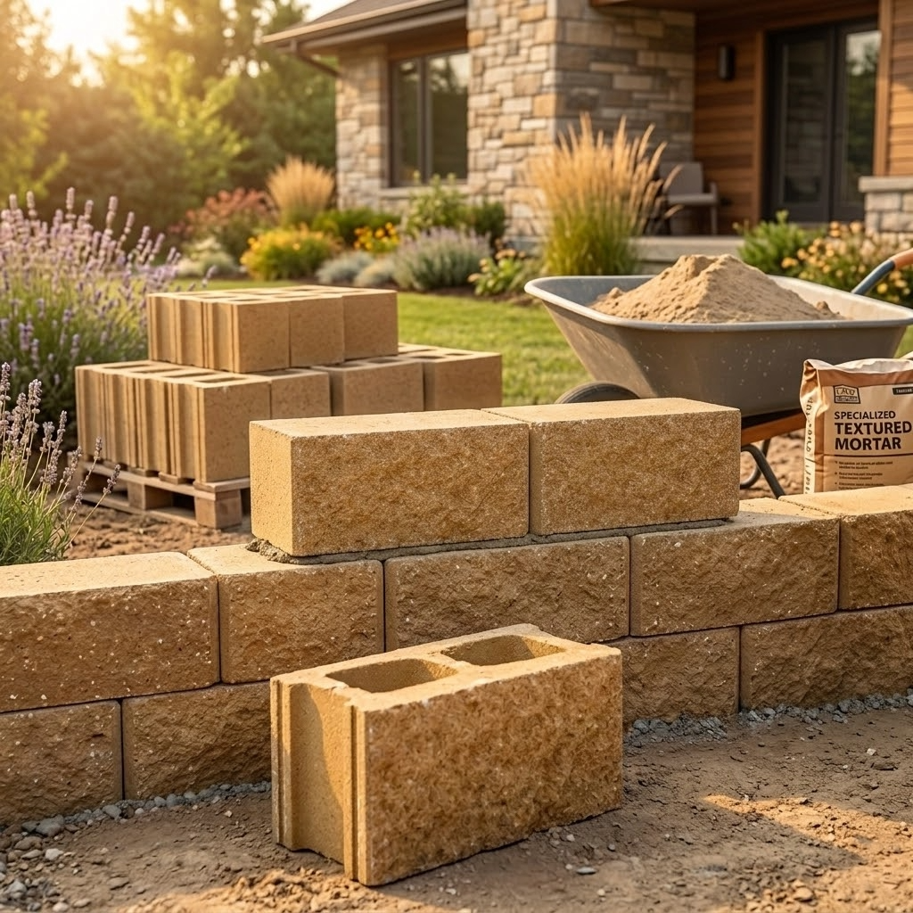 BLOQUE DE HORMIGÓN SPLIT ALBERO 39X19X19 CM - 2