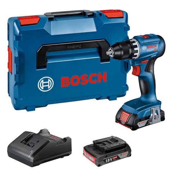 Perceuse visseuse sans fil 18V + 2X2AH - BOSCH PROFESSIONAL - GSR 18V-45