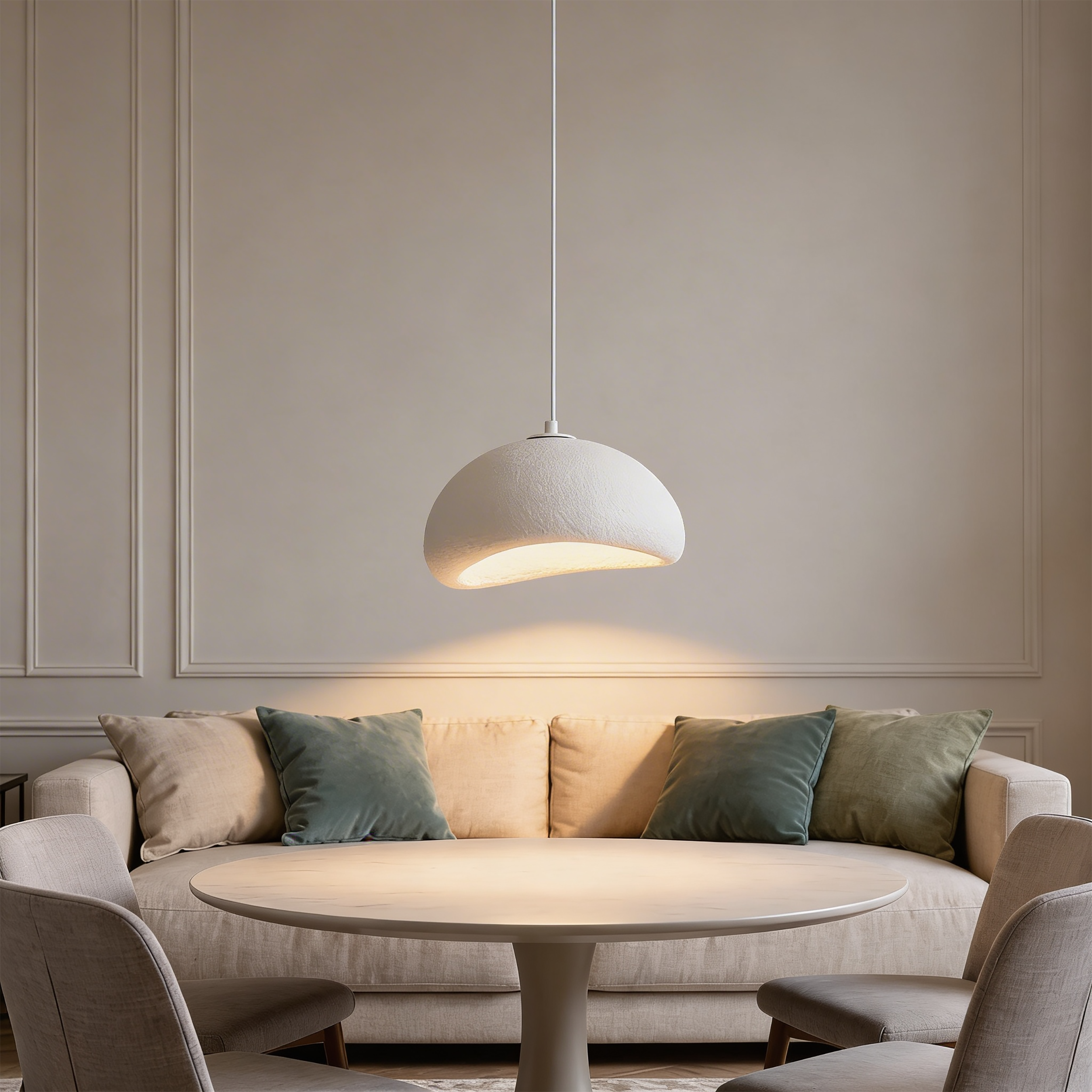 Lampa wisząca Nube GX53 30 cm biała Light Prestige - 2