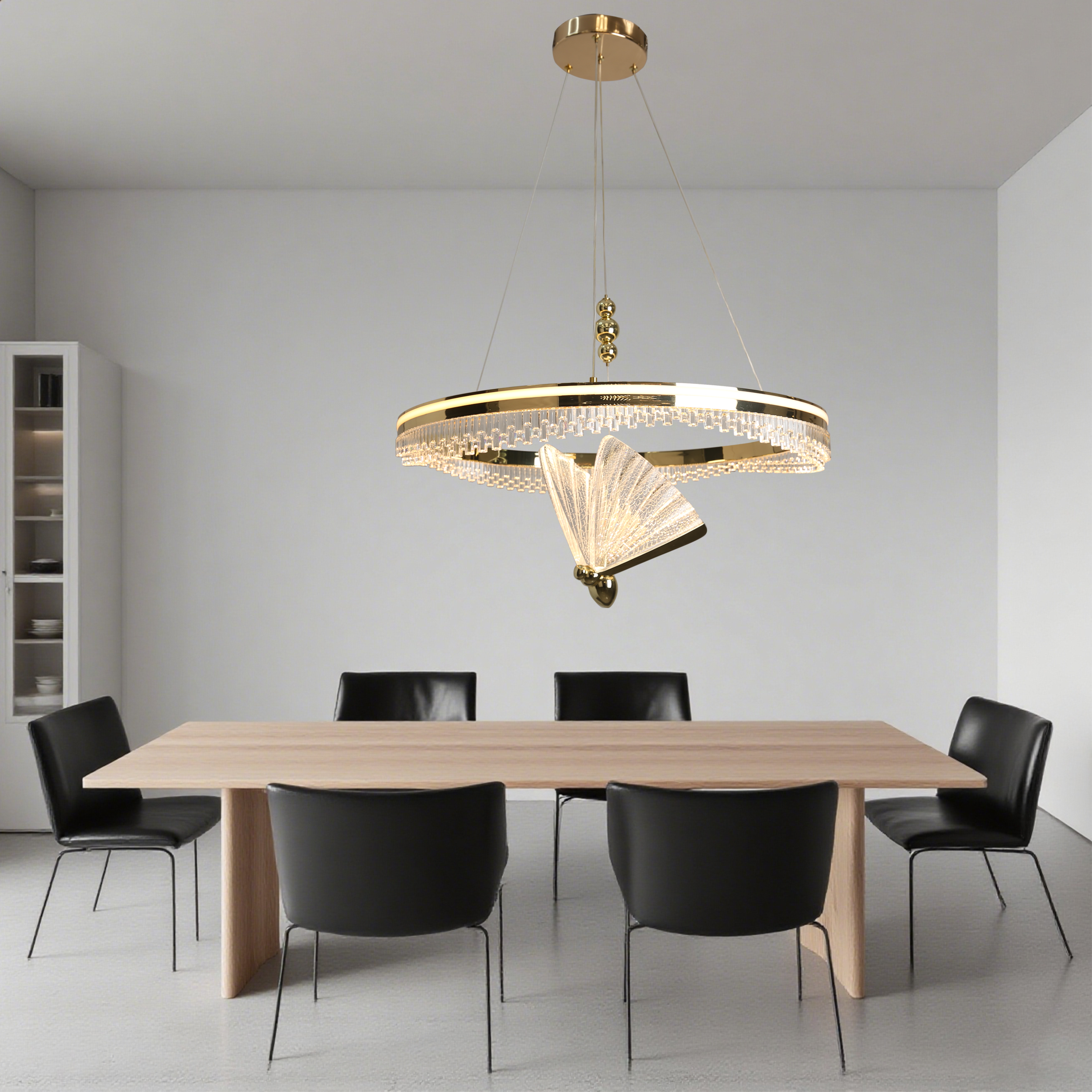 Lampa wisząca Marissa Cristal 3552 lm złota LED Light Prestige - 3