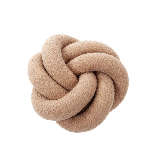 Coussin Aurore, camel l.30 x L.30 cm