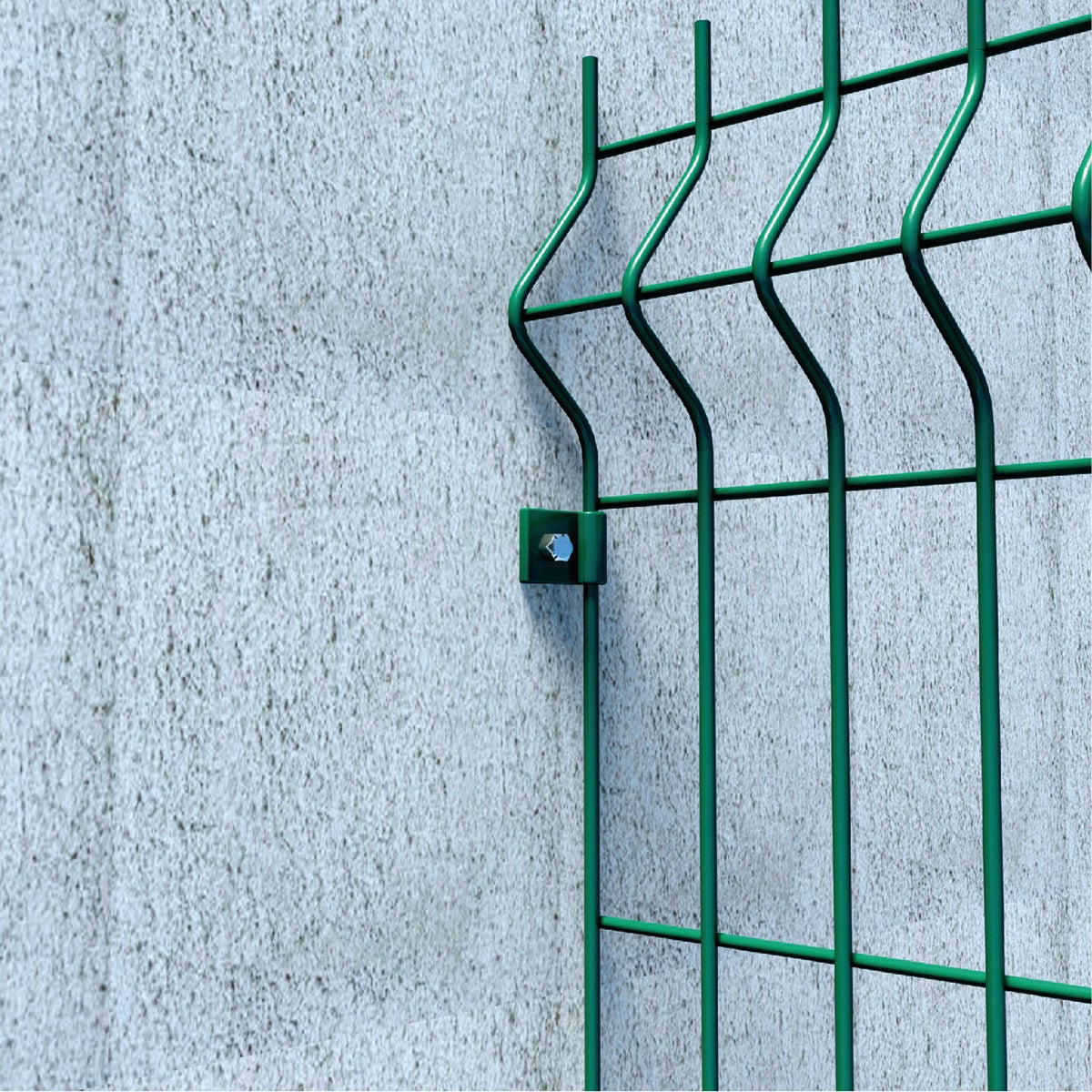 Piastra di montaggio in acciaio FERRO BULLONI da avvitare verde Medium 10 pz L 5 x H 2.5 cm x Sp 0.3 mm - 2