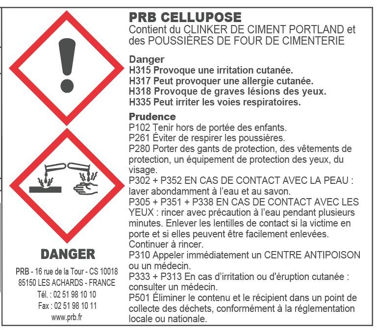 Mortier colle en poudre 25 kg - Cellupose PRB - 2